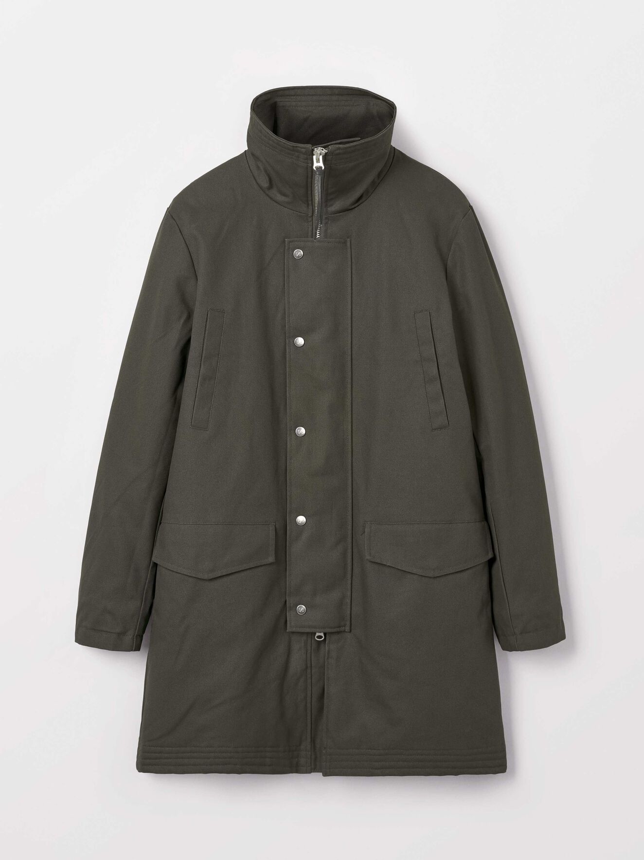 Contract Parka in Black Olive from Tiger of Sweden Contract Parka in Black Olive from Tiger of Sweden