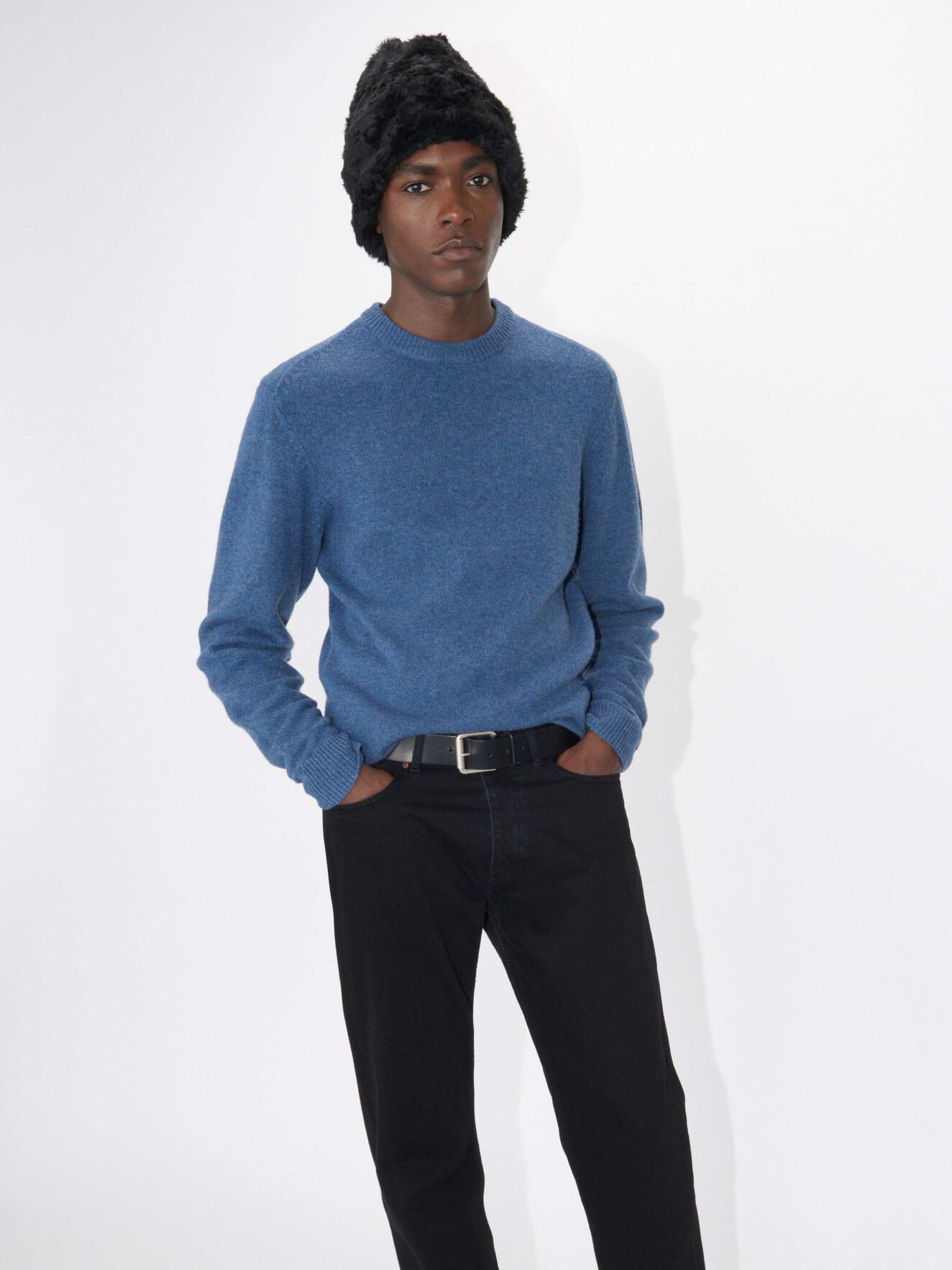 Aint Pullover in Garage Blue from Tiger of Sweden Aint Pullover in Garage Blue from Tiger of Sweden