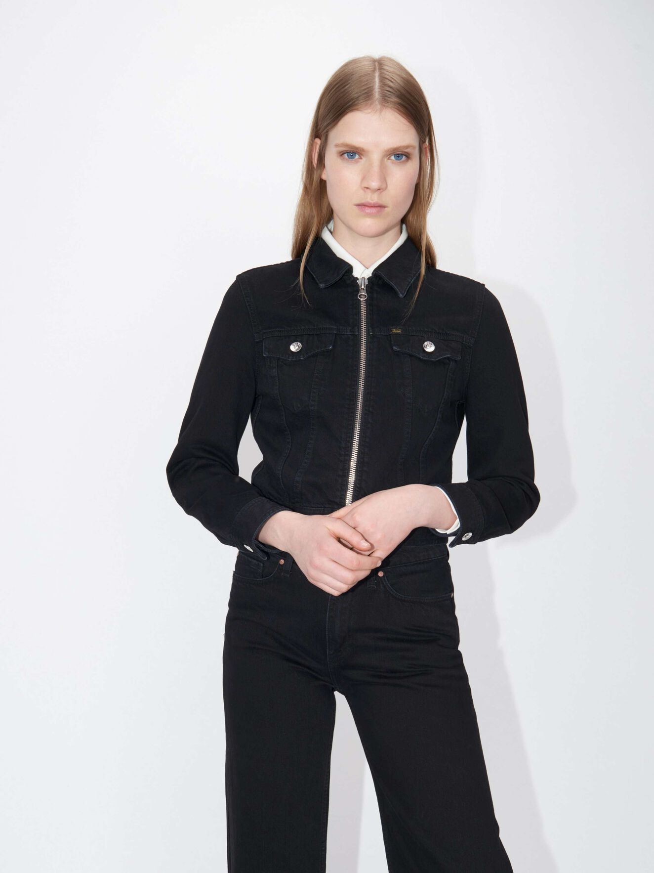 Truth Zip Jacket in Black from Tiger of Sweden Truth Zip Jacket in Black from Tiger of Sweden