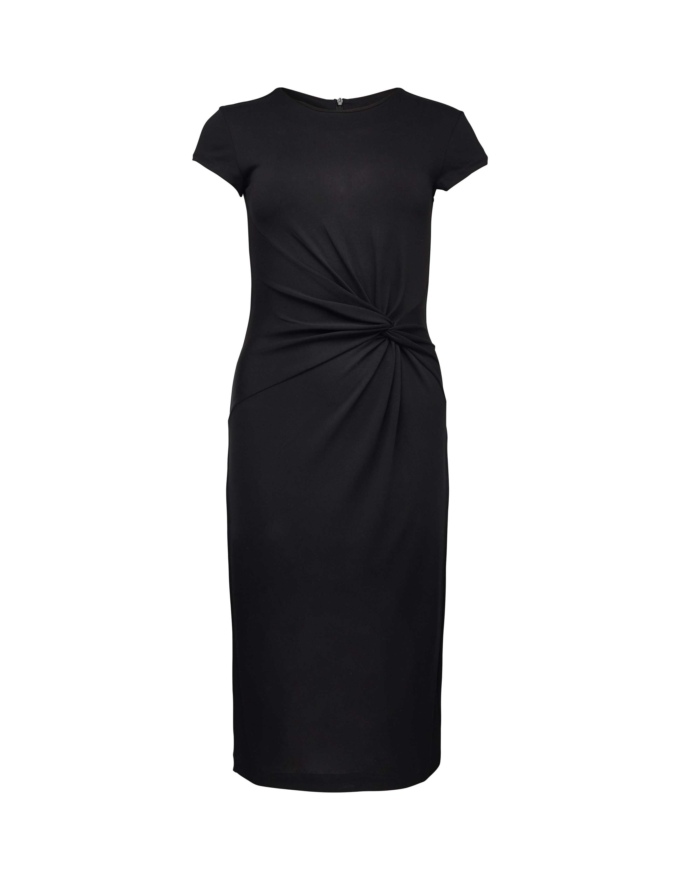 meline side bow detail dress
