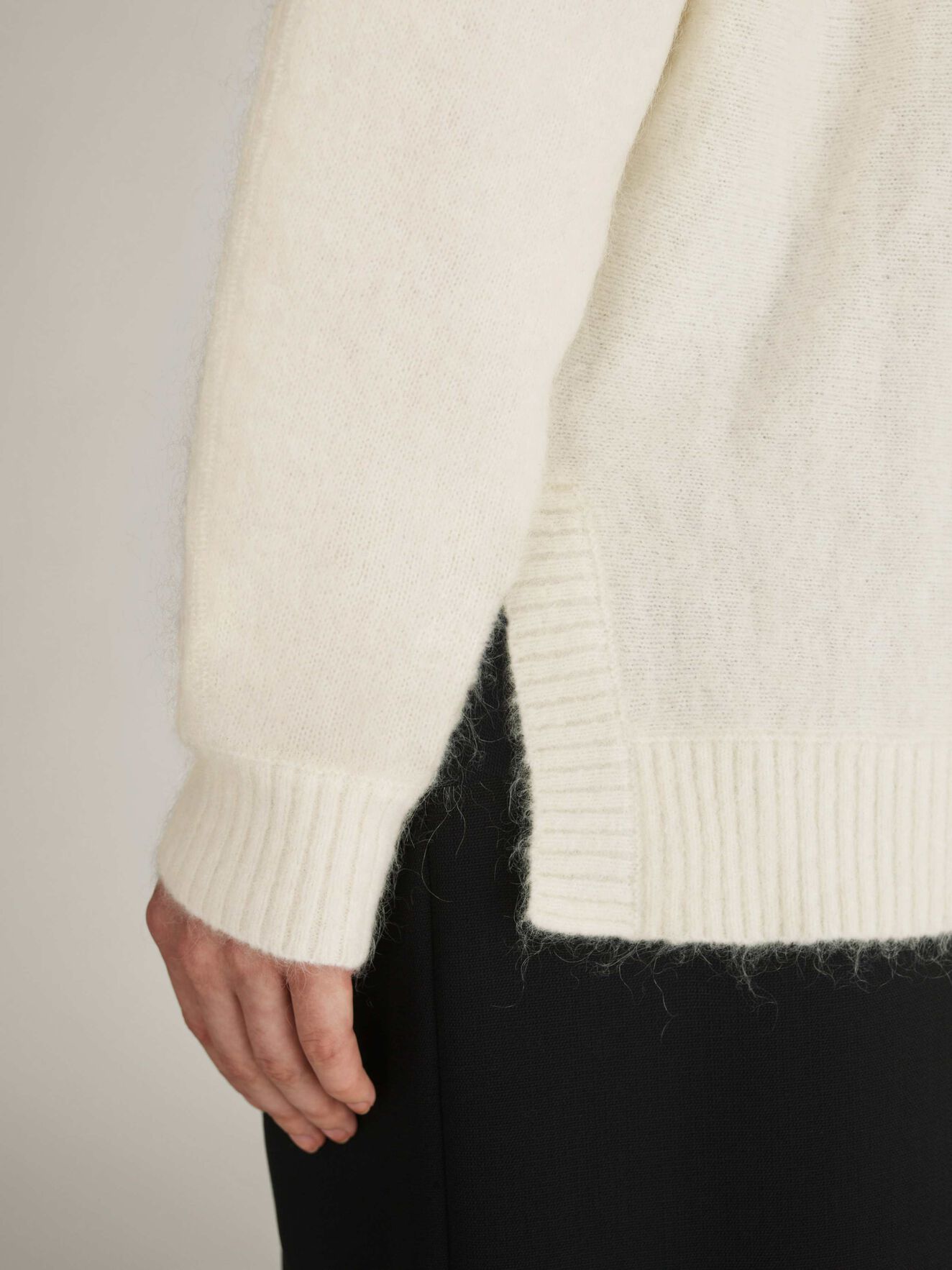 Gwyllen Pullover in Bright White from Tiger of Sweden Gwyllen Pullover in Bright White from Tiger of Sweden