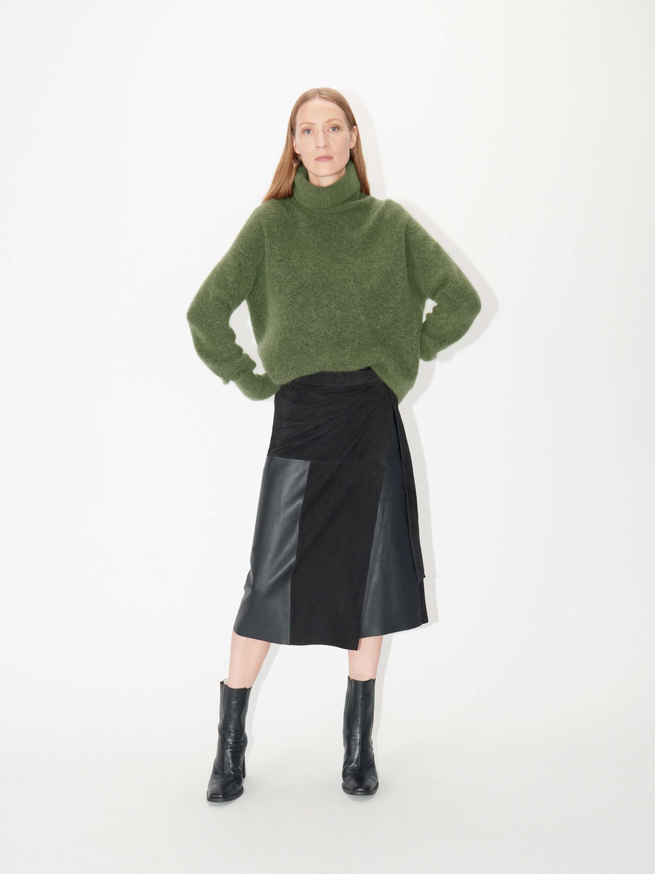 Paxi Pullover in Green Woods from Tiger of Sweden Paxi Pullover in Green Woods from Tiger of Sweden