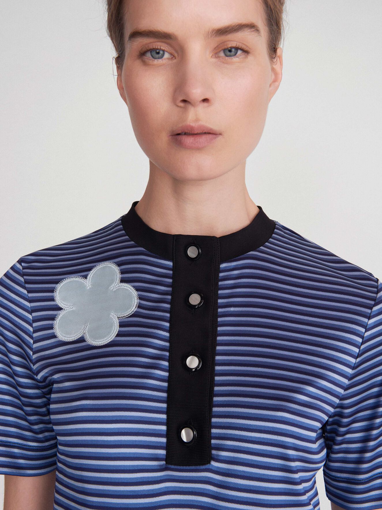 Aine T-Shirt in Soft blue from Tiger of Sweden Aine T-Shirt in Soft blue from Tiger of Sweden