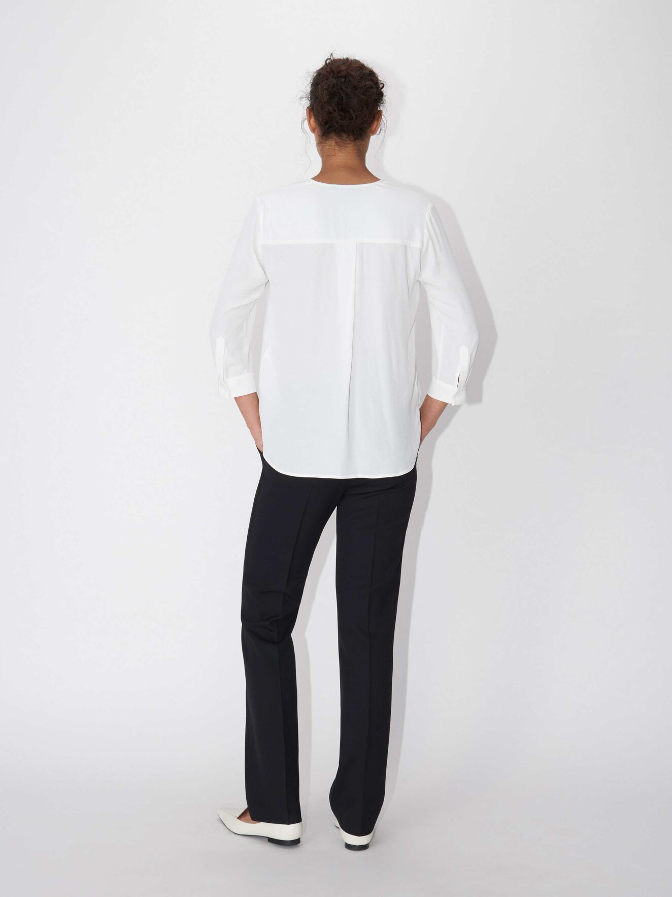 Mere Blouse in Star White from Tiger of Sweden Mere Blouse in Star White from Tiger of Sweden