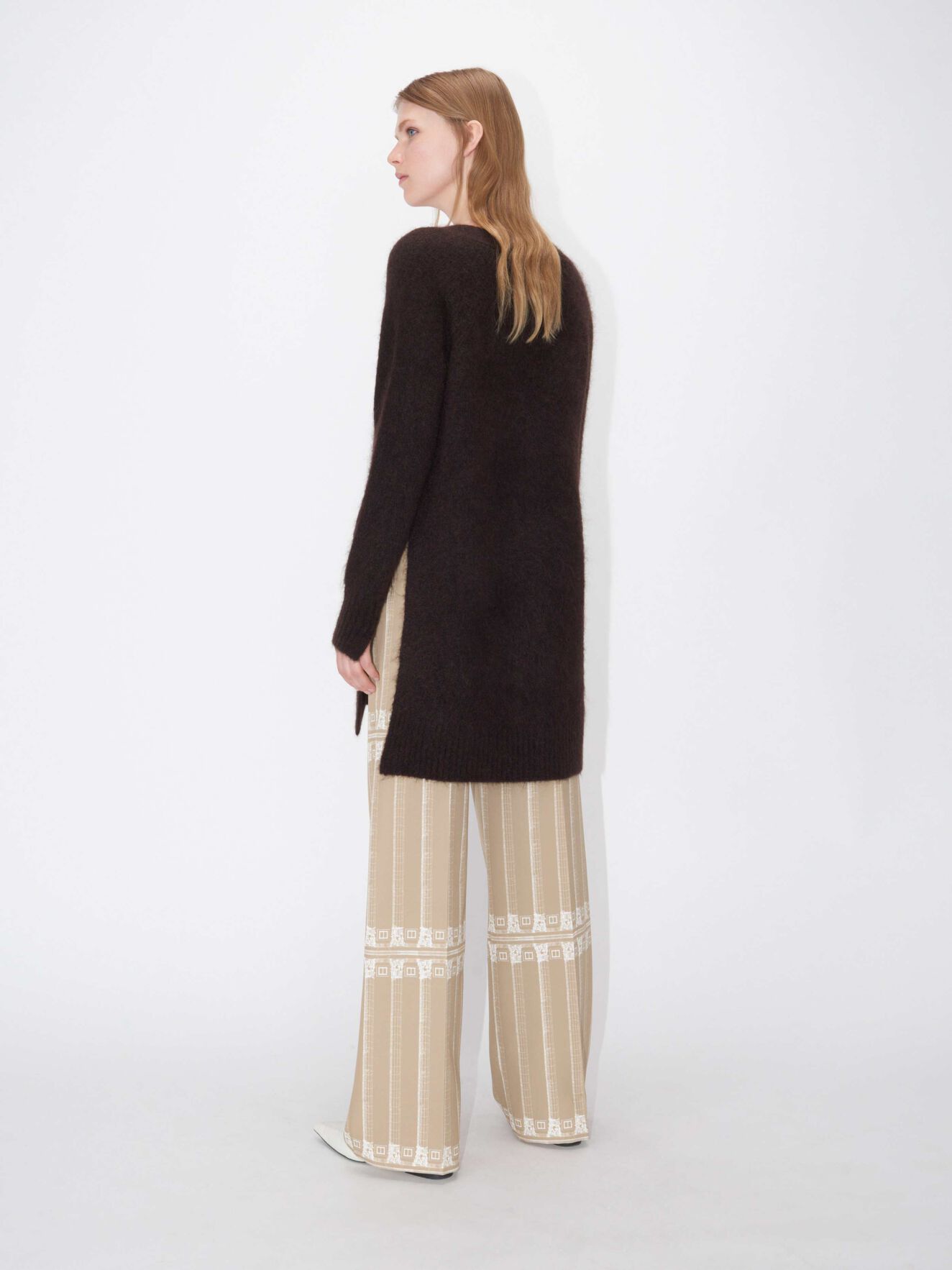 Preza Cardigan in Coffee from Tiger of Sweden Preza Cardigan in Coffee from Tiger of Sweden