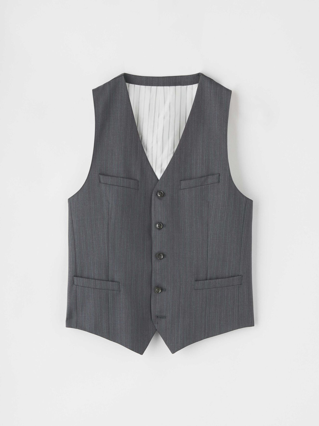 Wolmer Waistcoat in Med Grey Mel from Tiger of Sweden Wolmer Waistcoat in Med Grey Mel from Tiger of Sweden