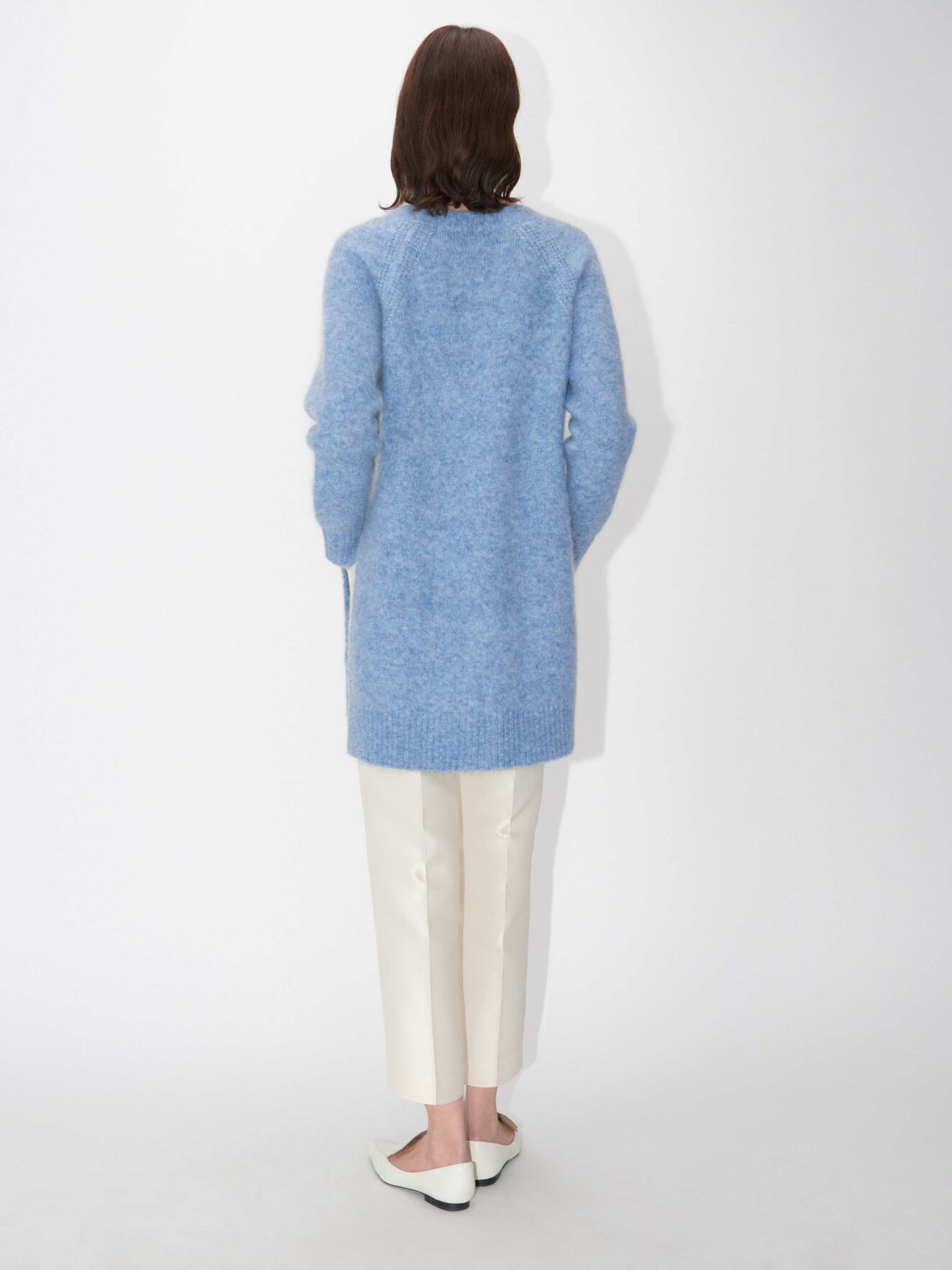 Preza Cardigan in Dull Blue from Tiger of Sweden Preza Cardigan in Dull Blue from Tiger of Sweden