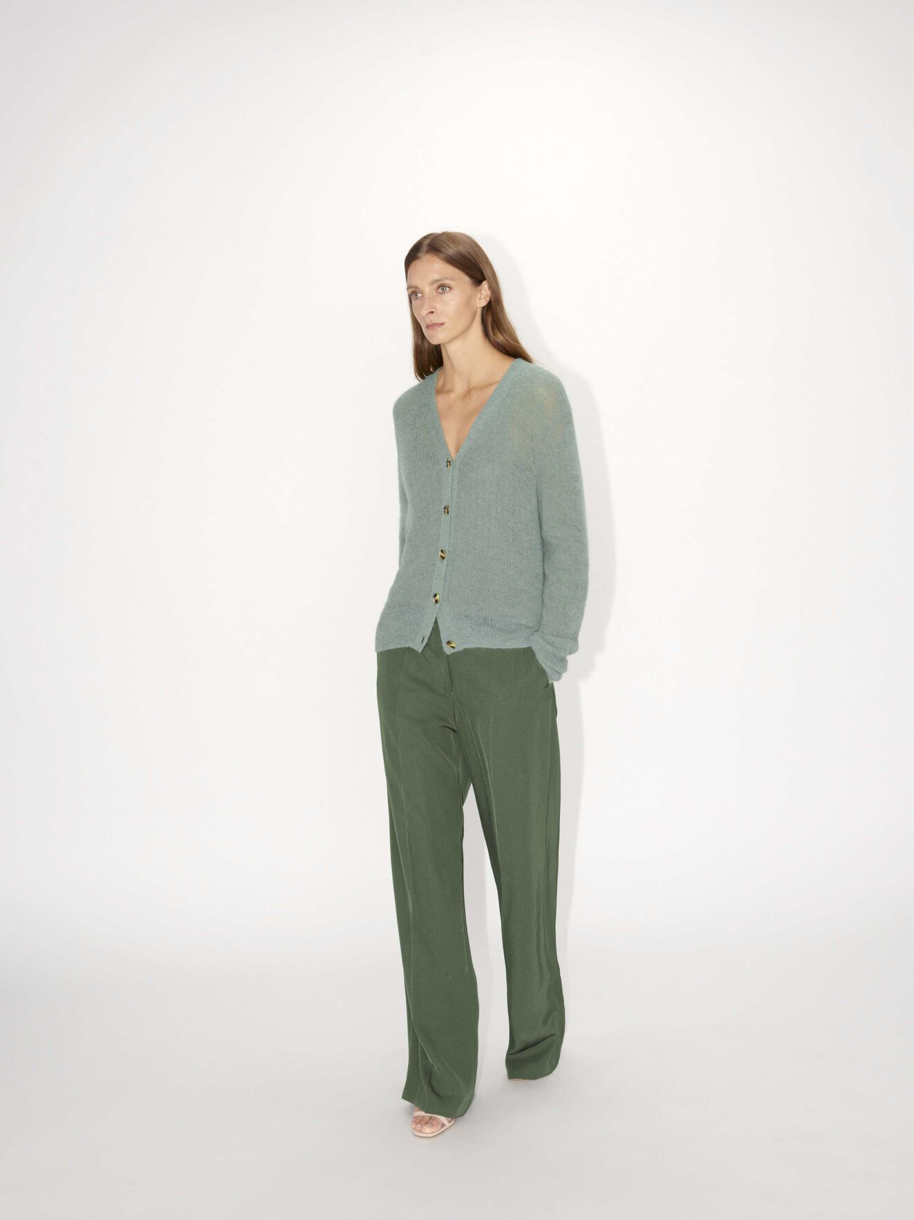 Pera Cardigan in Lily Pad from Tiger of Sweden Pera Cardigan in Lily Pad from Tiger of Sweden