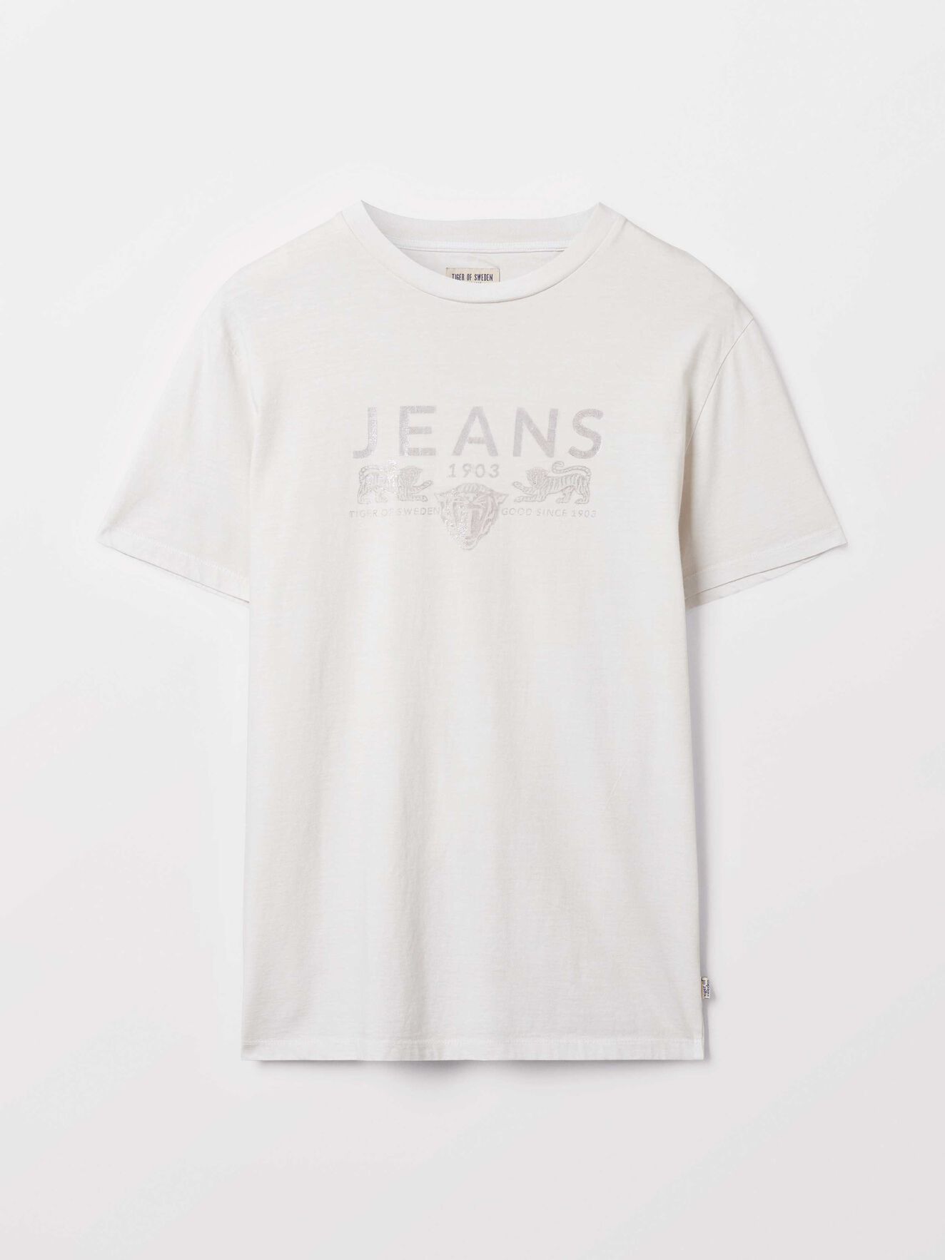 Fleek Pr t-shirt in White Light from Tiger of Sweden Fleek Pr t-shirt in White Light from Tiger of Sweden