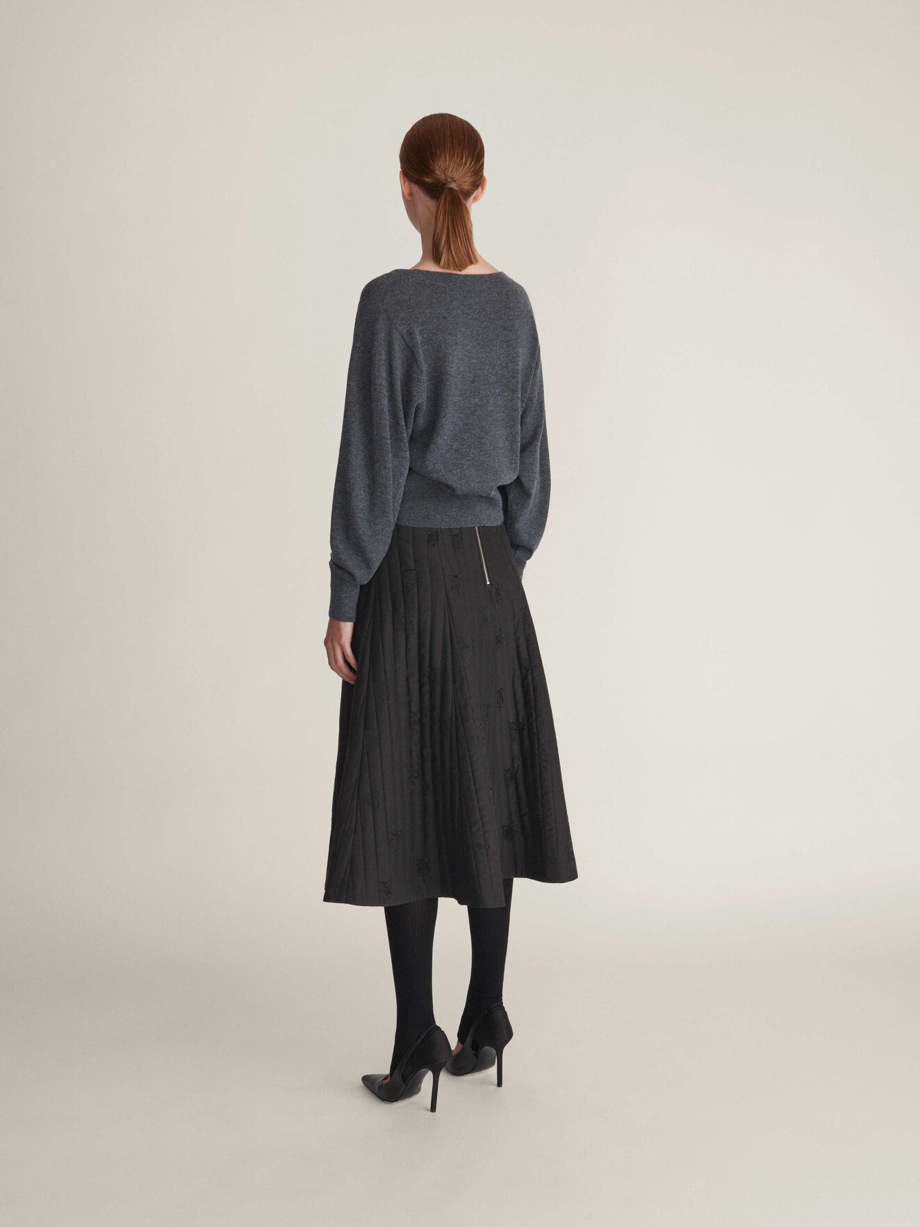 Cylla Pullover in Iron Grey from Tiger of Sweden Cylla Pullover in Iron Grey from Tiger of Sweden