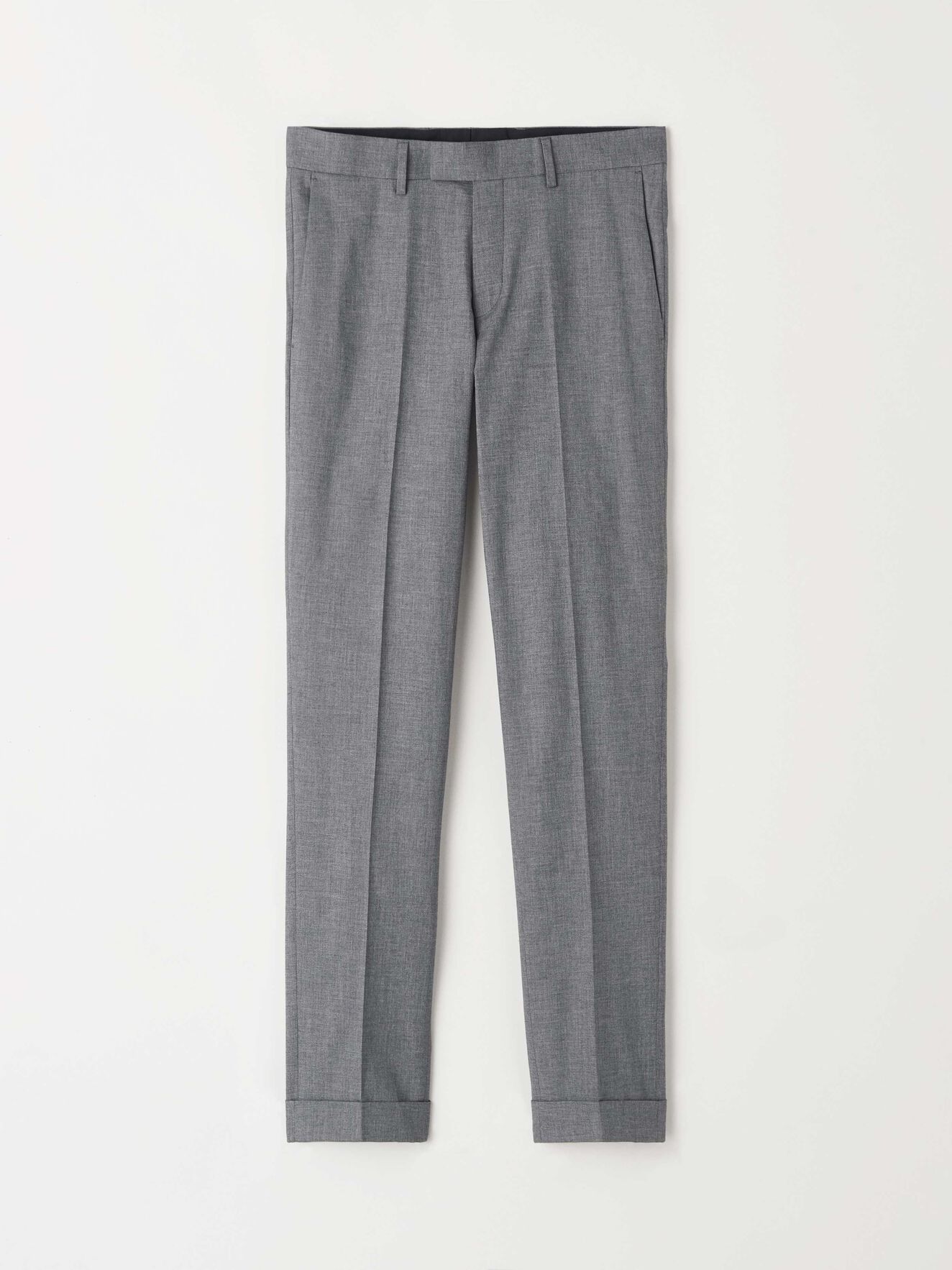 Tilman Trousers in Med Grey Mel from Tiger of Sweden Tilman Trousers in Med Grey Mel from Tiger of Sweden