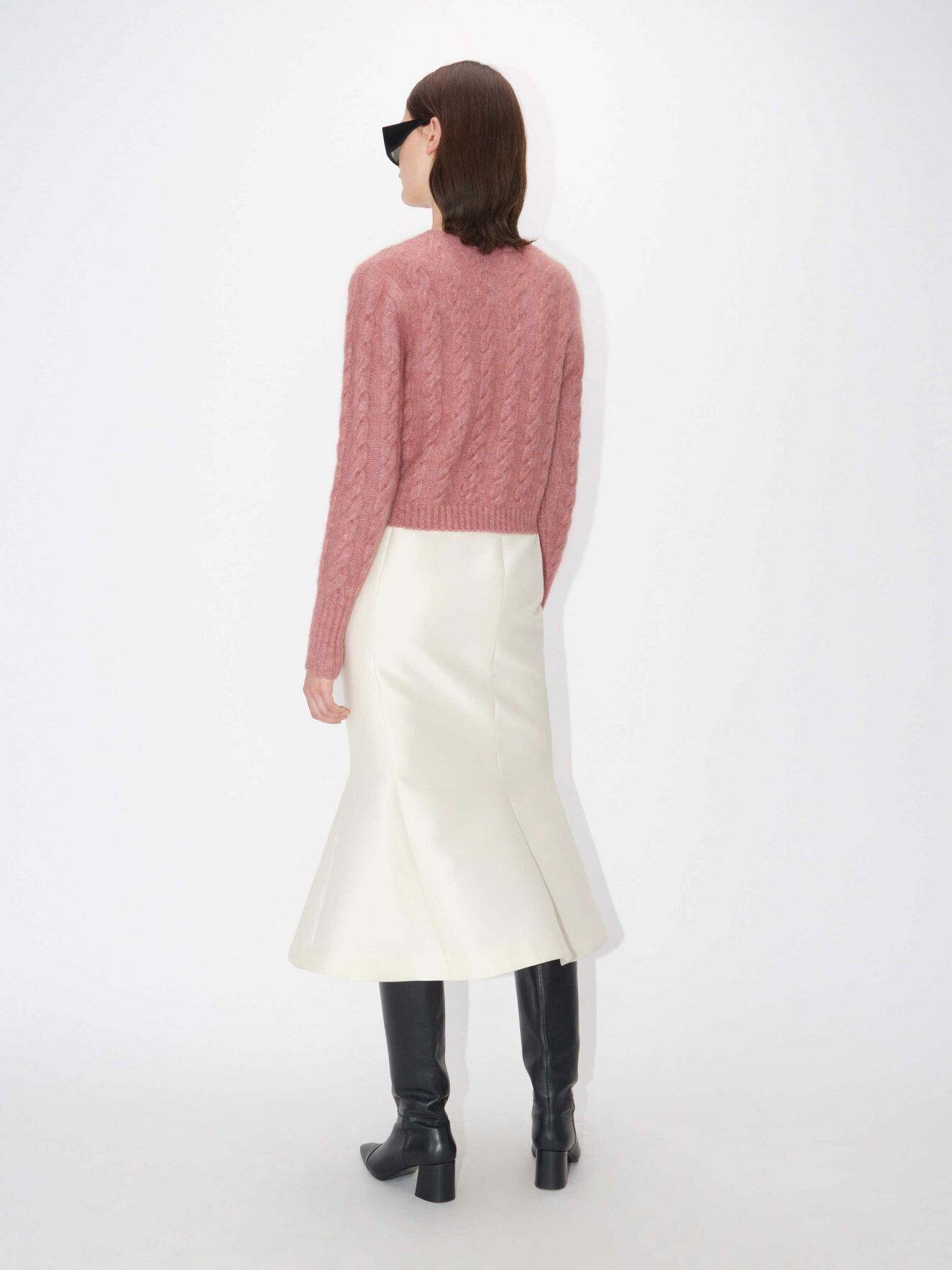 Viognier Cardigan in Pale Mauve from Tiger of Sweden Viognier Cardigan in Pale Mauve from Tiger of Sweden