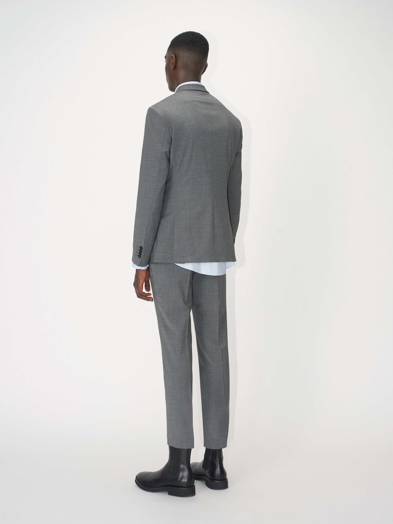 Jamonte Ul Blazer in Light grey melange from Tiger of Sweden Jamonte Ul Blazer in Light grey melange from Tiger of Sweden