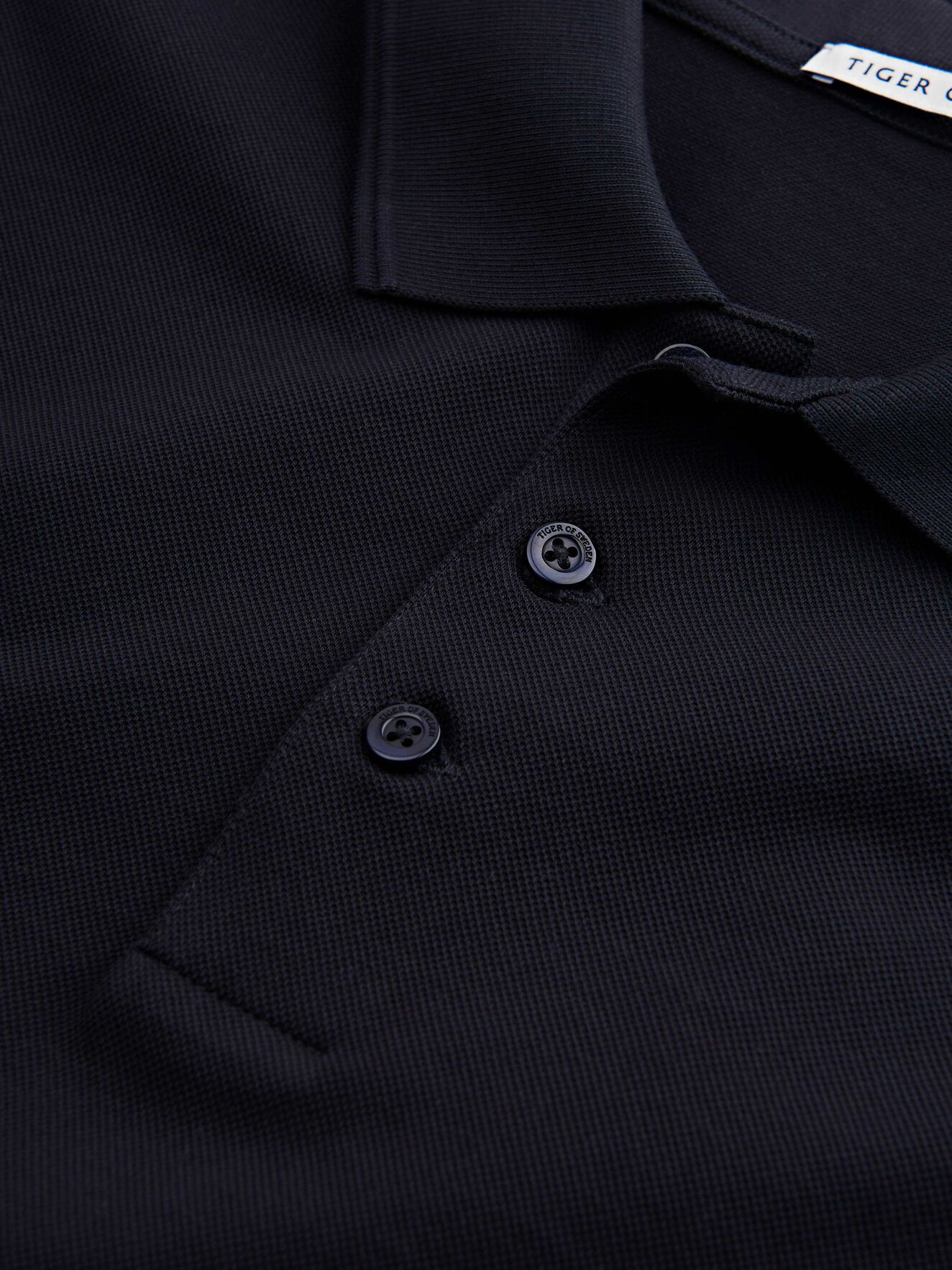 Darios Polo Shirt in Black from Tiger of Sweden Darios Polo Shirt in Black from Tiger of Sweden