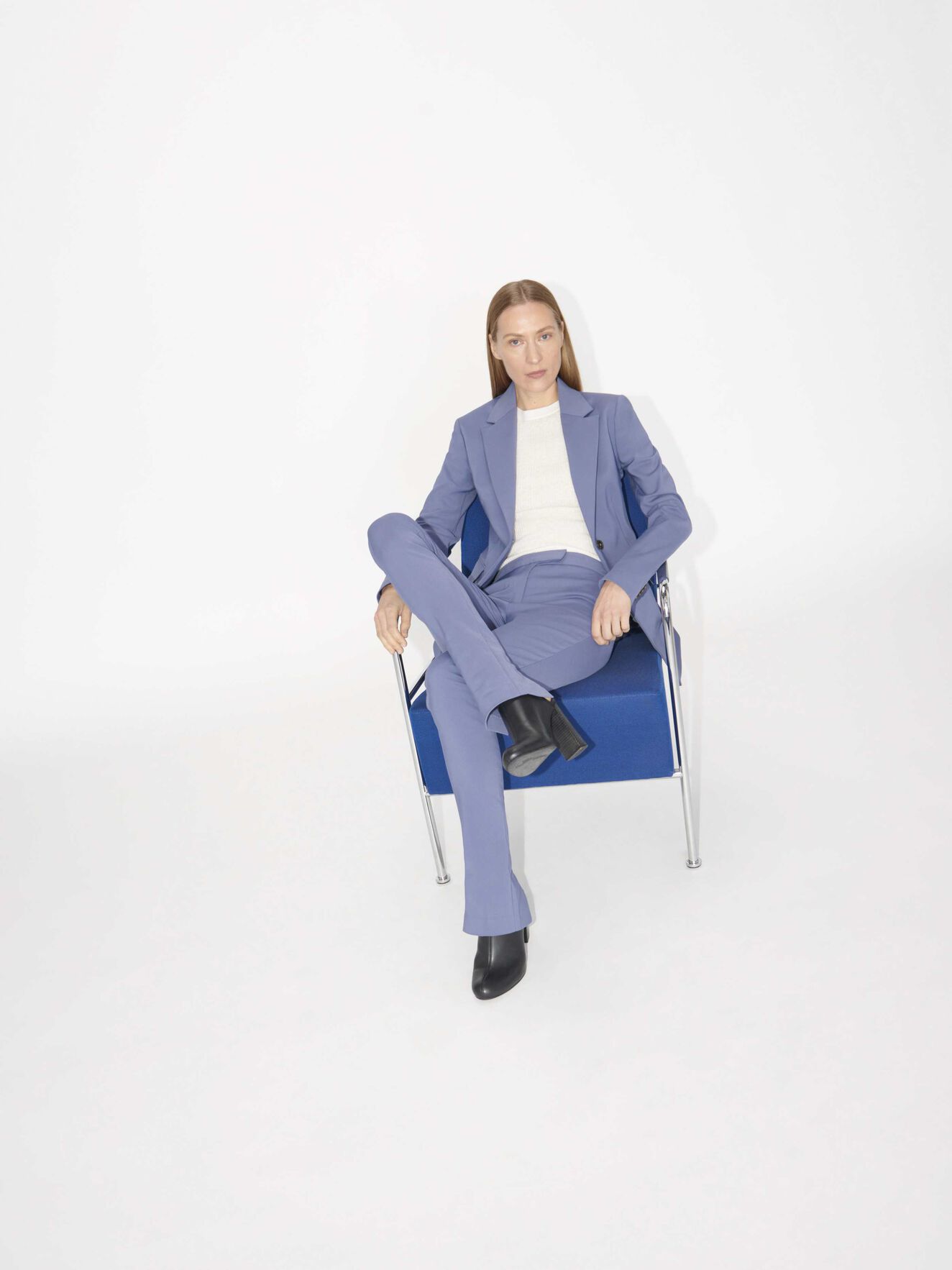 Blazer Zaria in Mist Blue from Tiger of Sweden Blazer Zaria in Mist Blue from Tiger of Sweden