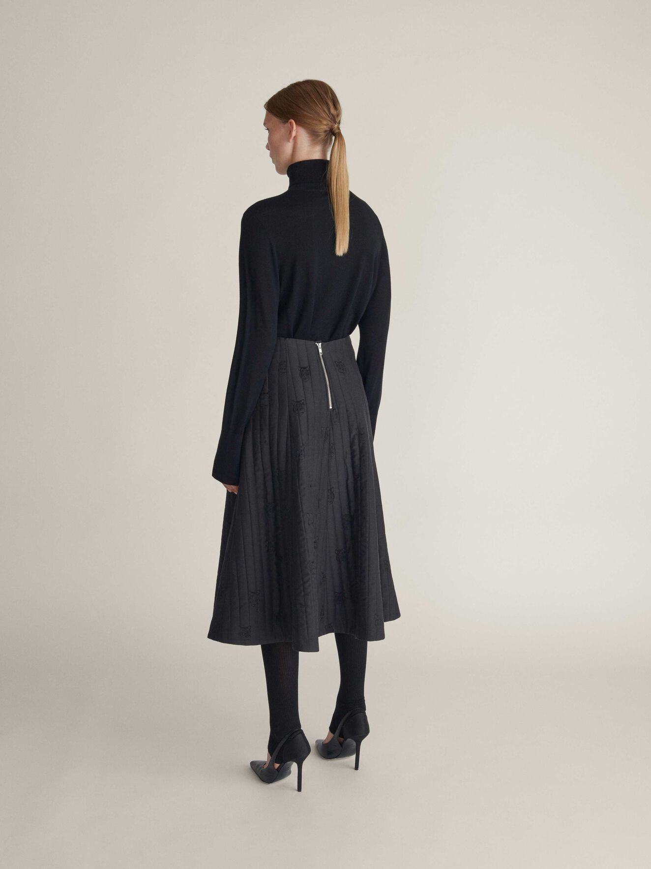 Leolla Skirt in Midnight Black from Tiger of Sweden Leolla Skirt in Midnight Black from Tiger of Sweden