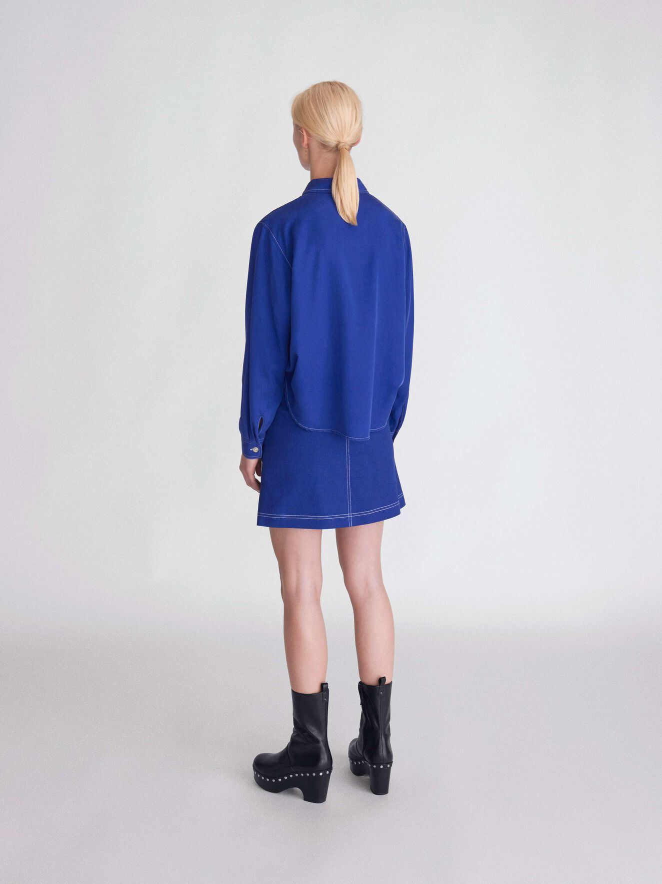 Lee Shirt in Deep Ocean Blue from Tiger of Sweden Lee Shirt in Deep Ocean Blue from Tiger of Sweden