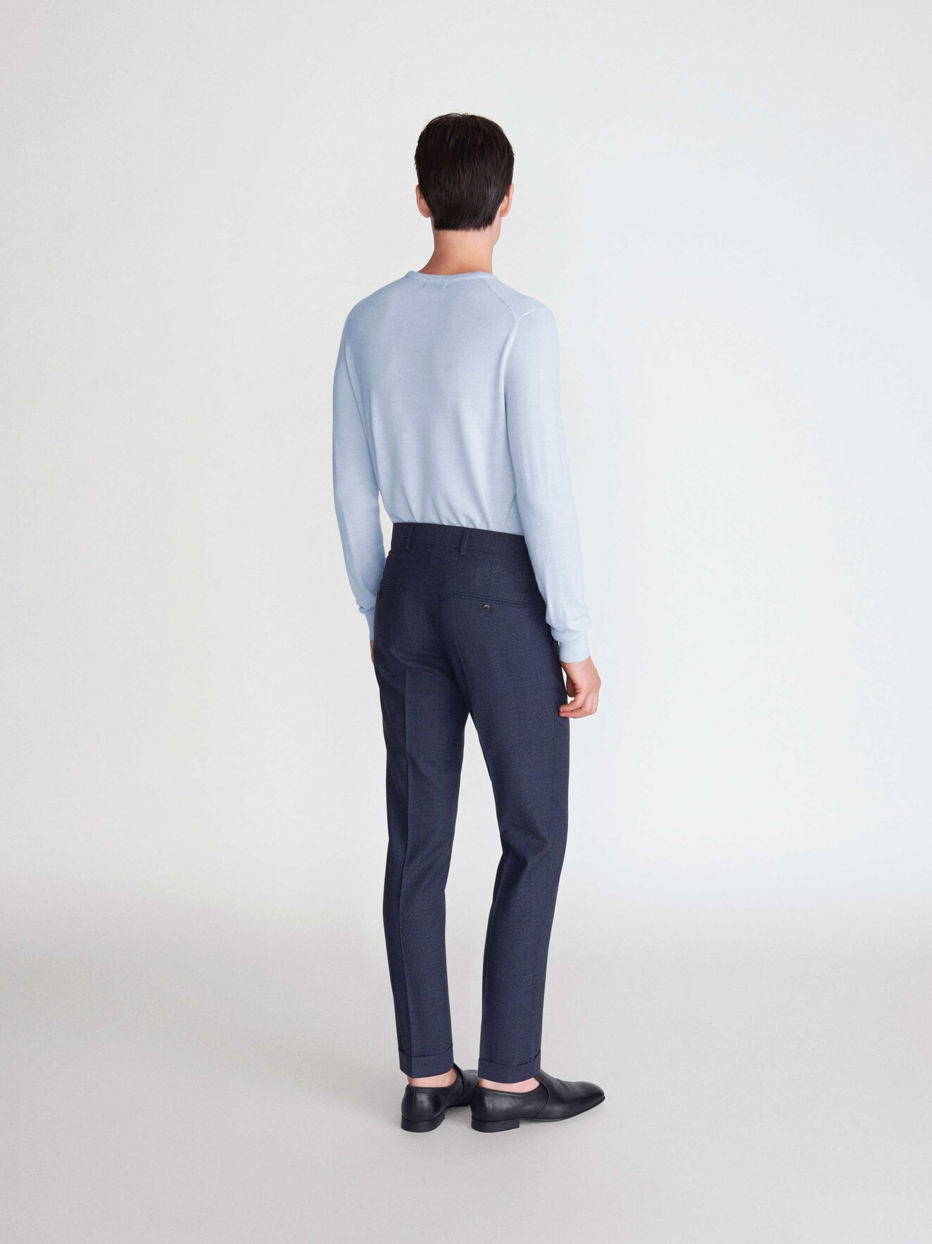 Nichols Pullover in Airy Blue from Tiger of Sweden Nichols Pullover in Airy Blue from Tiger of Sweden