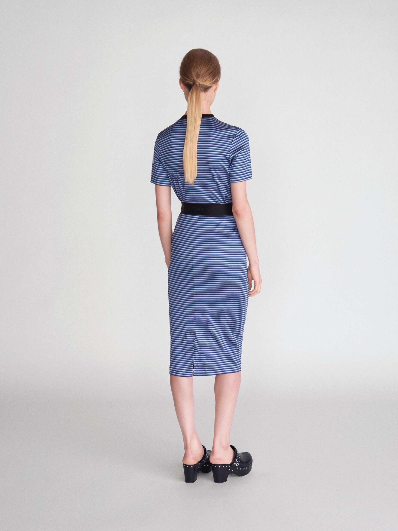 Aine T-Shirt in Soft blue from Tiger of Sweden Aine T-Shirt in Soft blue from Tiger of Sweden