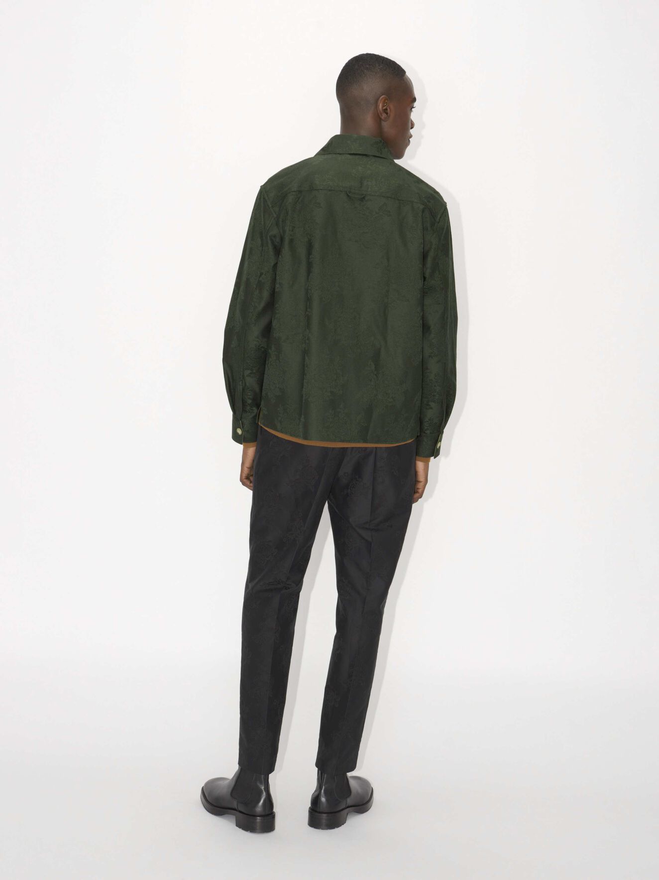 Aplinia Shirt-jacket in Dark Green from Tiger of Sweden Aplinia Shirt-jacket in Dark Green from Tiger of Sweden