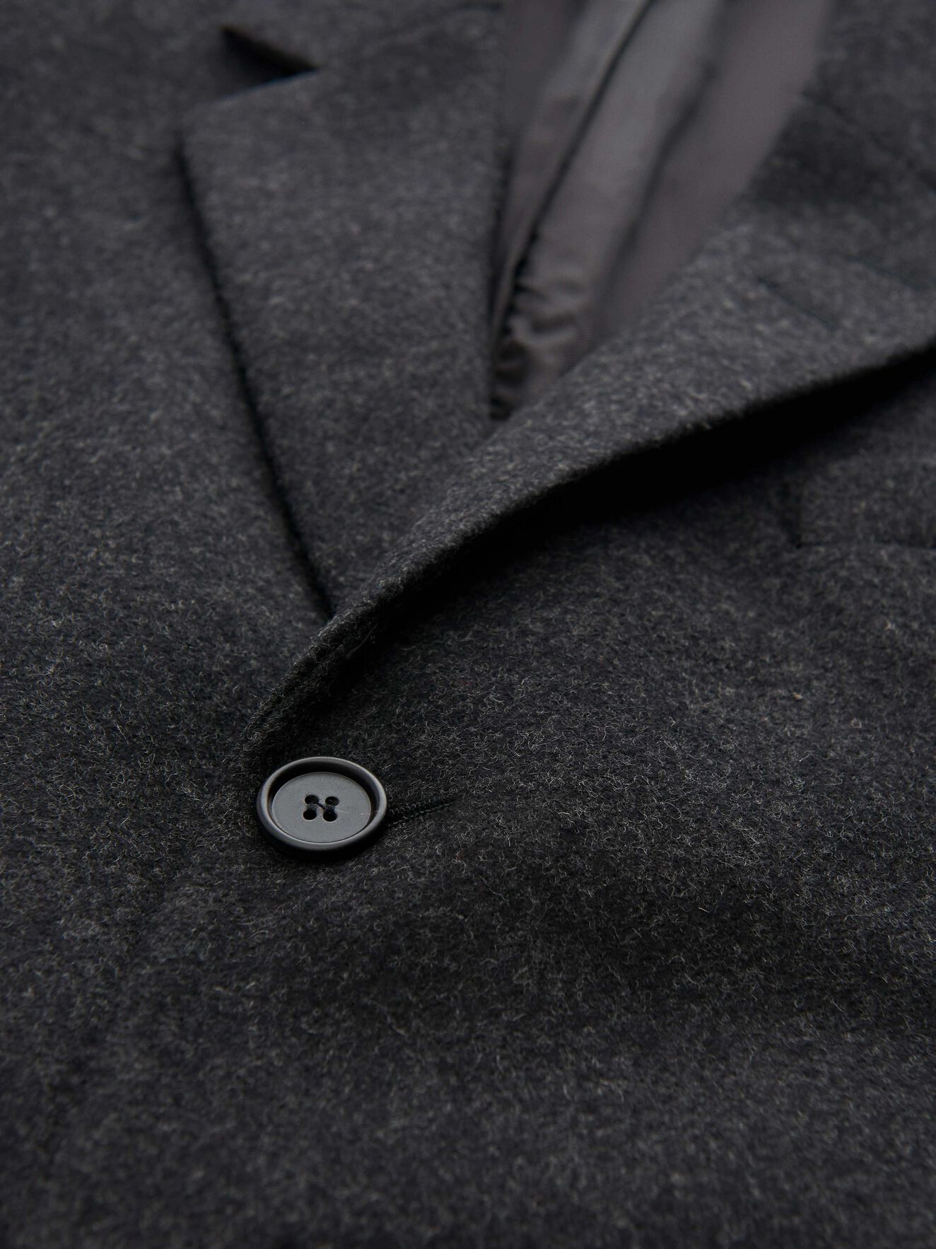 Cempsey Coat in Dark grey Mel from Tiger of Sweden Cempsey Coat in Dark grey Mel from Tiger of Sweden