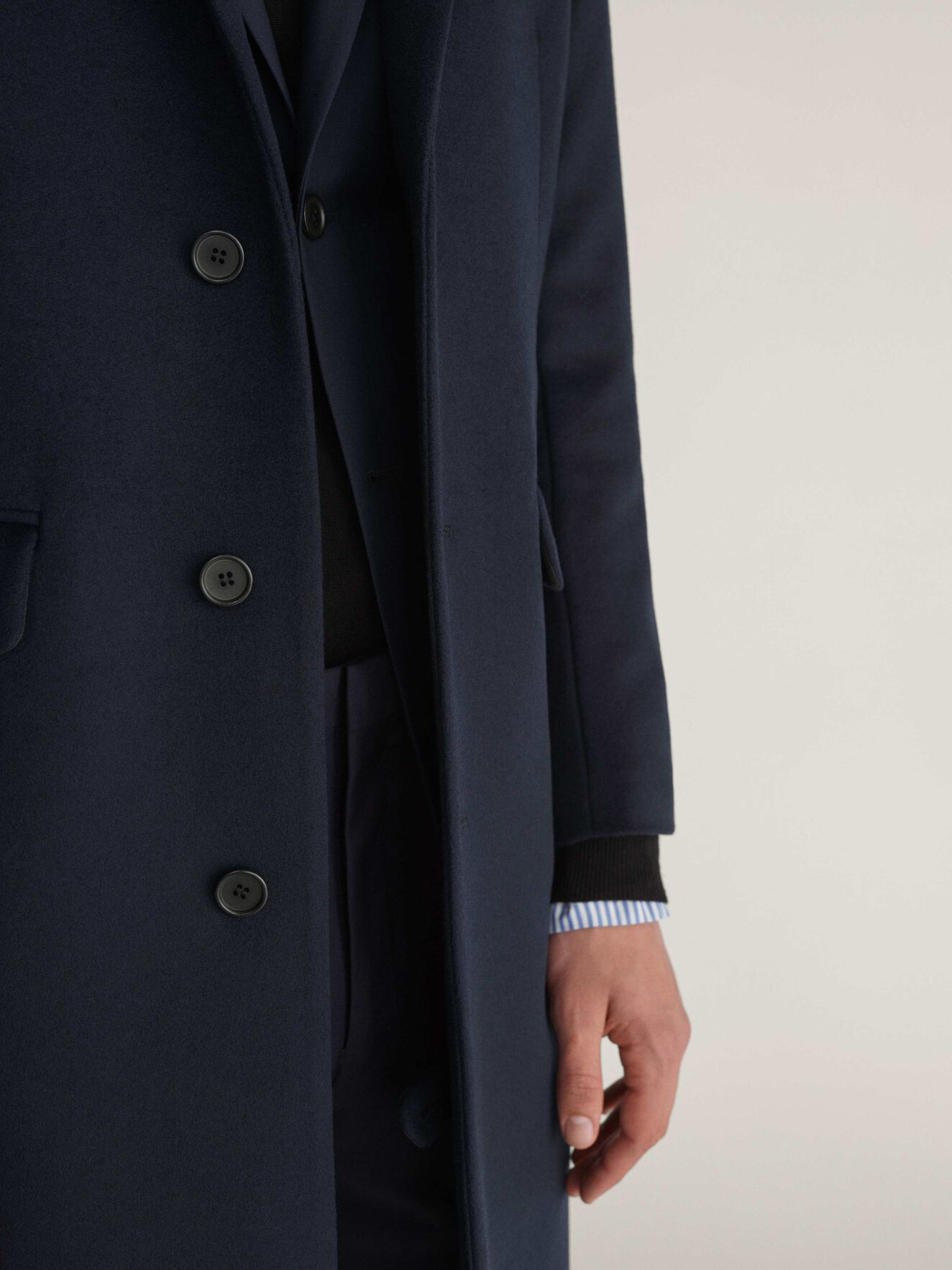 Coltmar Coat in Light Ink from Tiger of Sweden Coltmar Coat in Light Ink from Tiger of Sweden