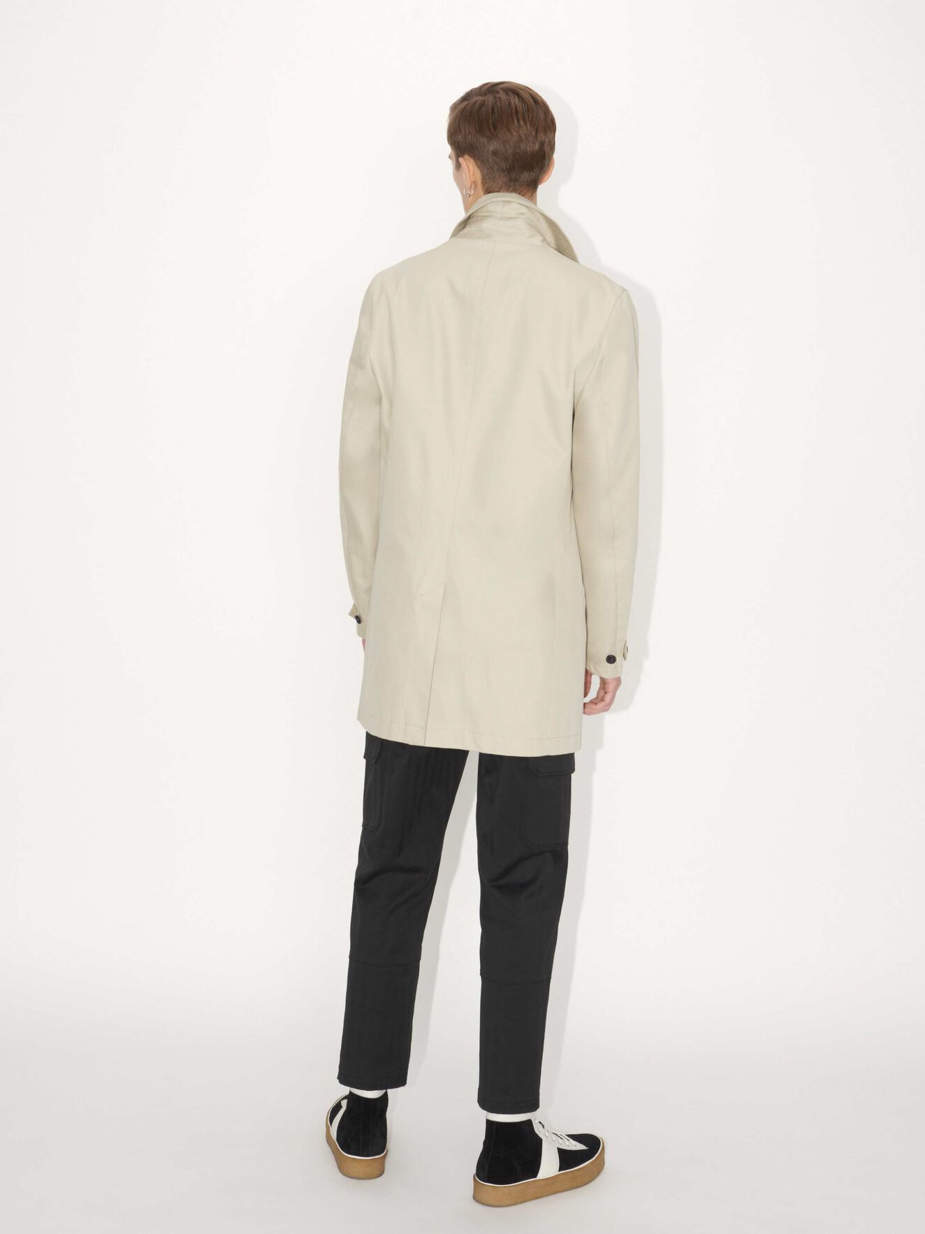 Carred Coat in Moonbeam from Tiger of Sweden Carred Coat in Moonbeam from Tiger of Sweden