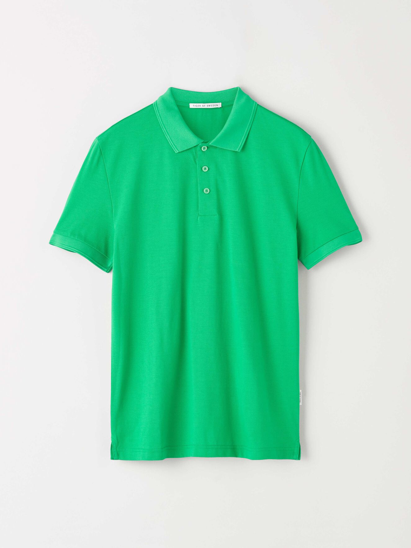 Darios Polo Shirt in Green from Tiger of Sweden Darios Polo Shirt in Green from Tiger of Sweden