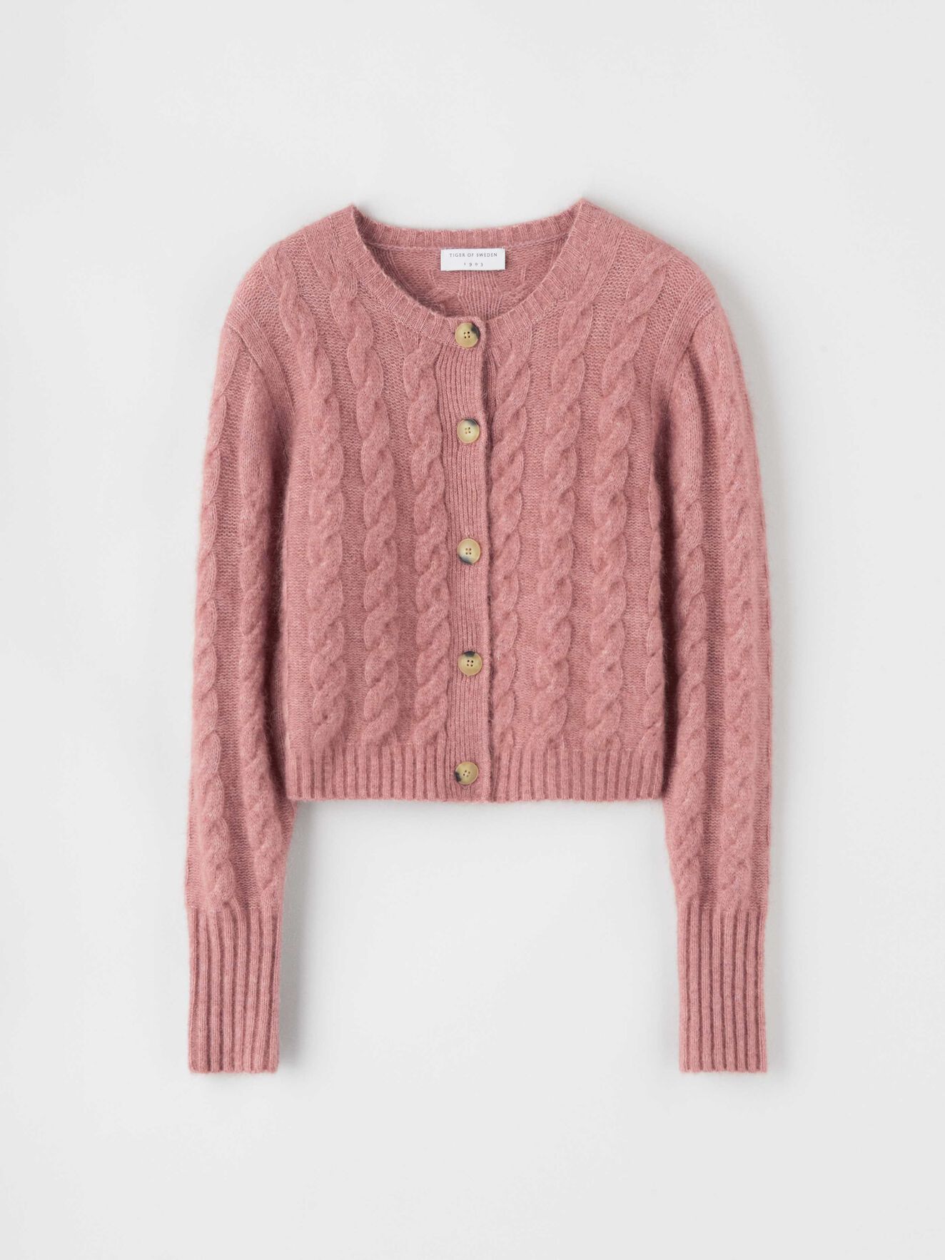 Viognier Cardigan in Pale Mauve from Tiger of Sweden Viognier Cardigan in Pale Mauve from Tiger of Sweden