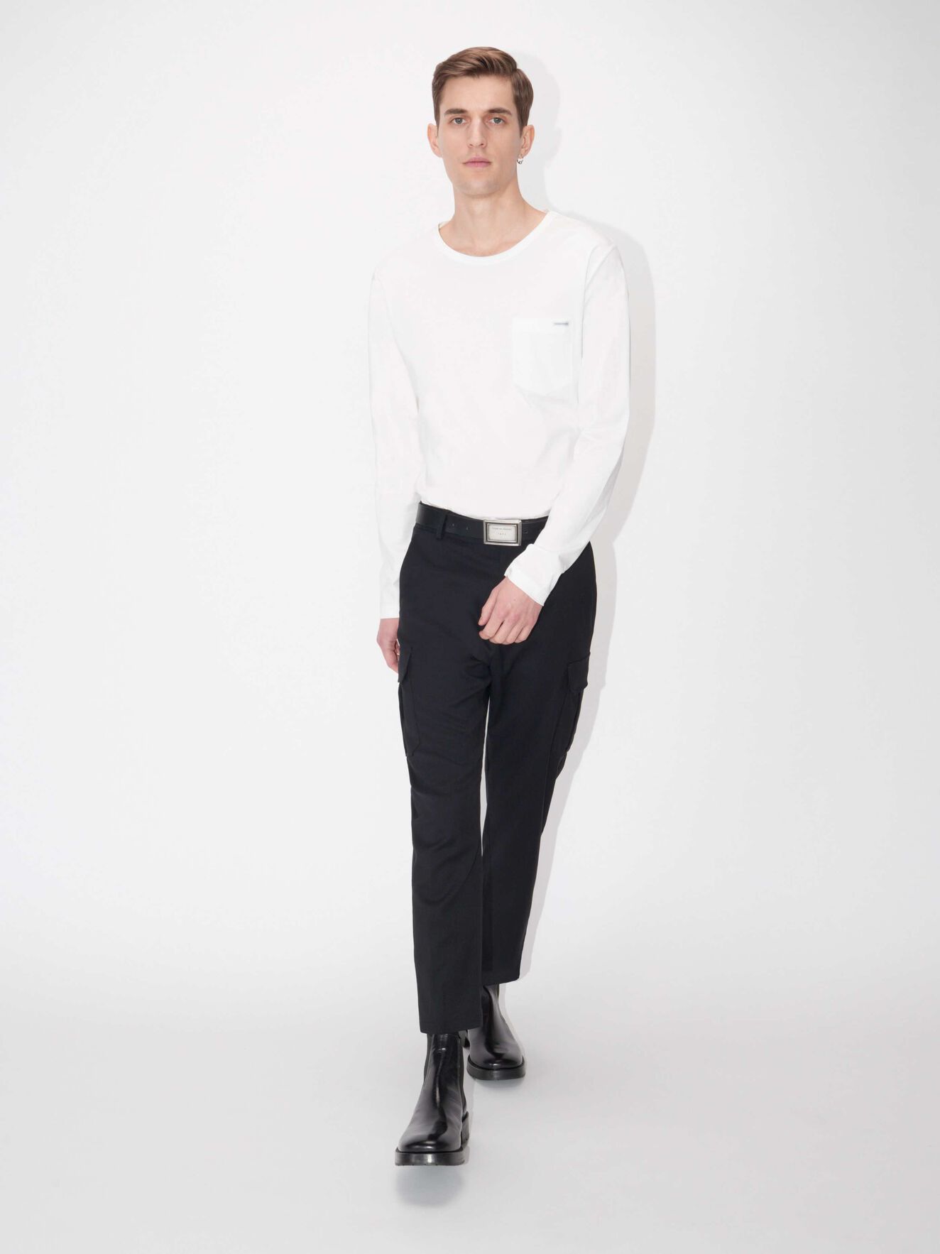 Abbe T-Shirt in Gardenia from Tiger of Sweden Abbe T-Shirt in Gardenia from Tiger of Sweden