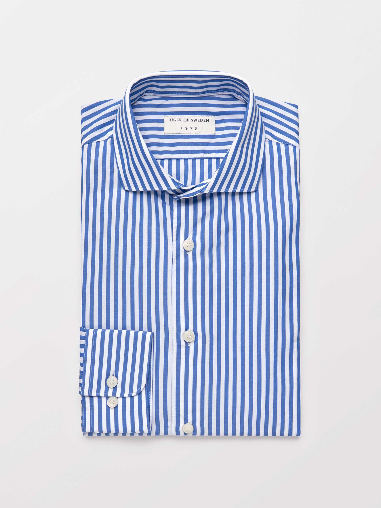 Farrell 5 Shirt in Blue from Tiger of Sweden Farrell 5 Shirt in Blue from Tiger of Sweden
