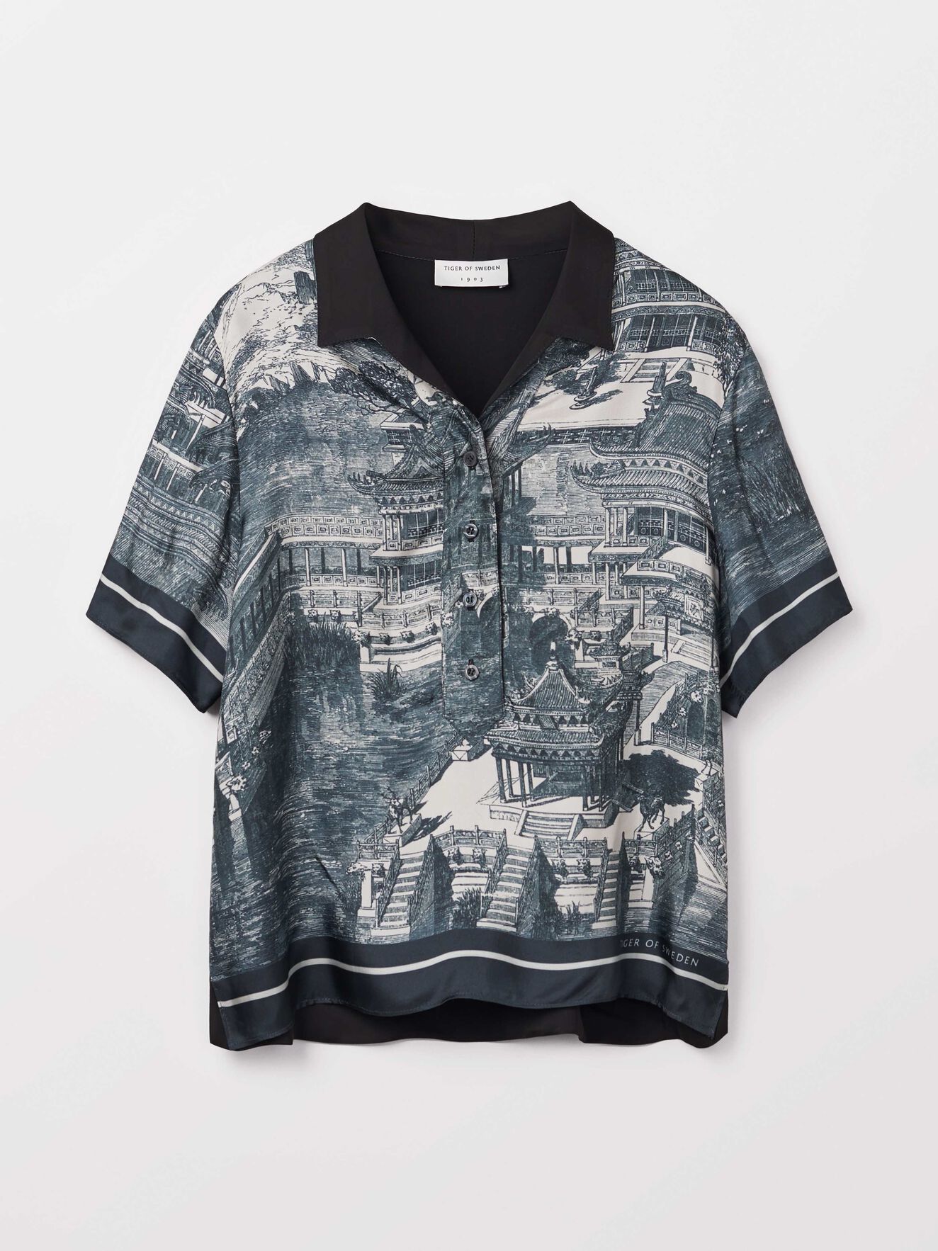 Shino Sc Top in Black from Tiger of Sweden Shino Sc Top in Black from Tiger of Sweden