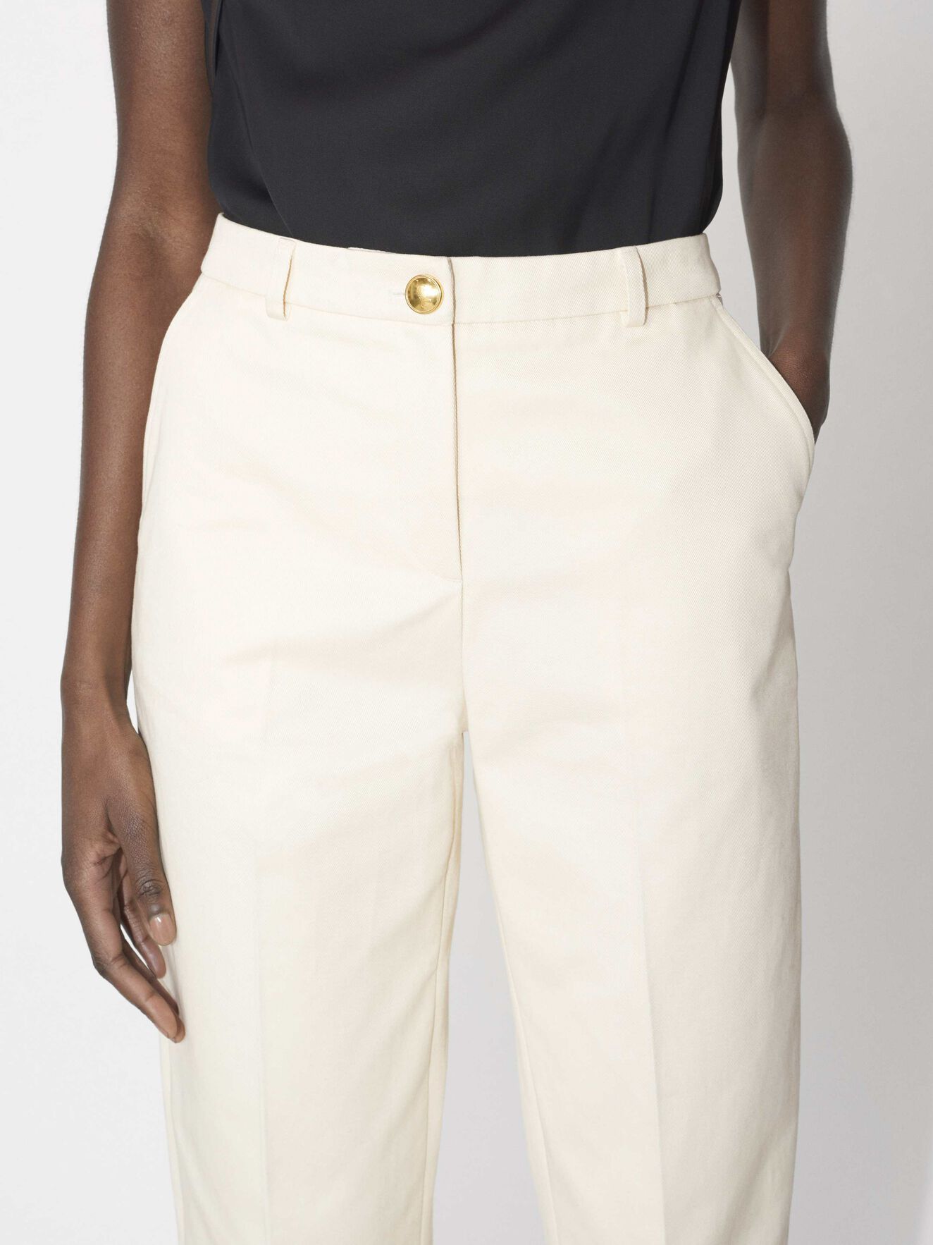 Pesaro Trousers in Star White from Tiger of Sweden Pesaro Trousers in Star White from Tiger of Sweden