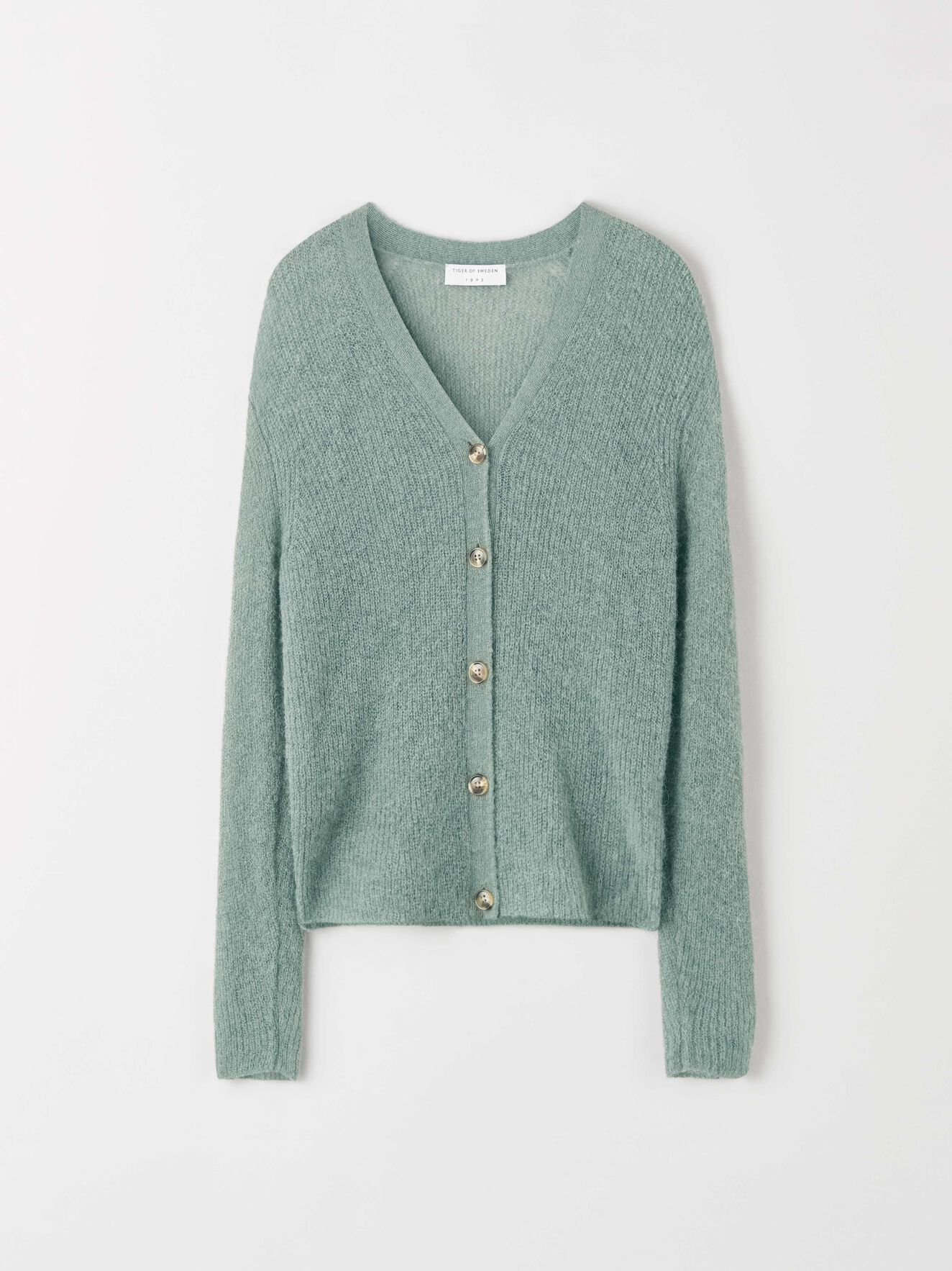 Pera Cardigan in Lily Pad from Tiger of Sweden Pera Cardigan in Lily Pad from Tiger of Sweden