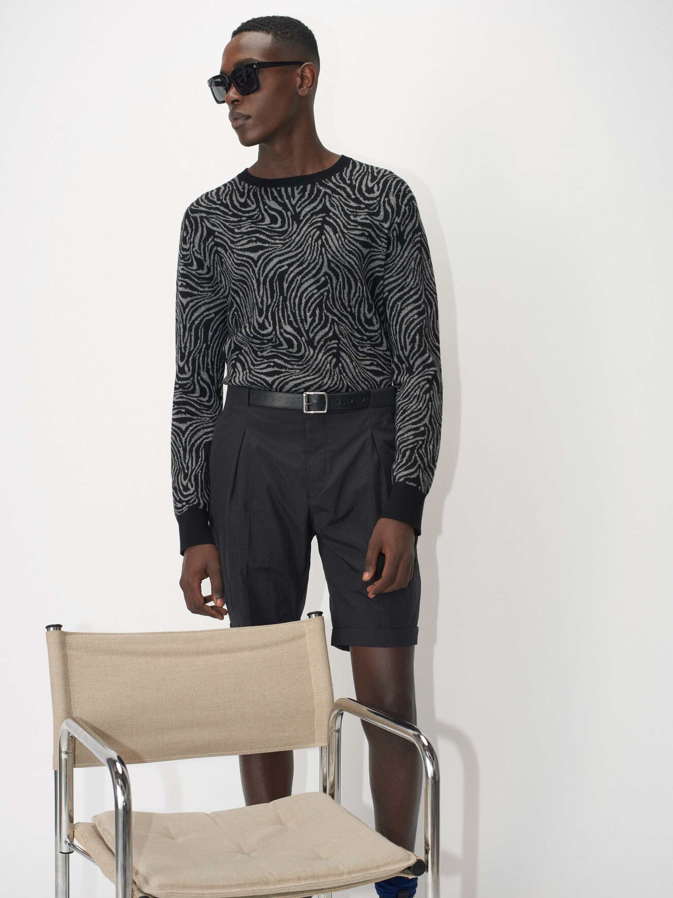 Nylan P Pullover in Black from Tiger of Sweden Nylan P Pullover in Black from Tiger of Sweden