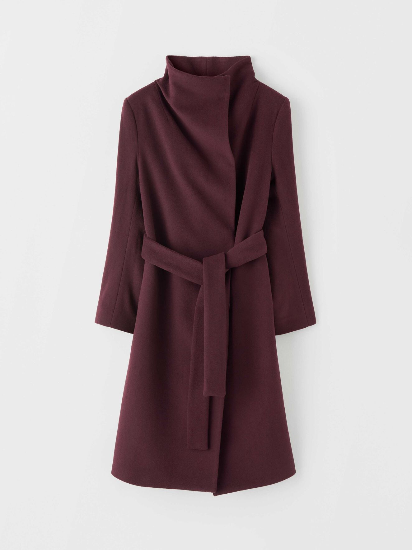 Syriga Coat in Wine from Tiger of Sweden Syriga Coat in Wine from Tiger of Sweden