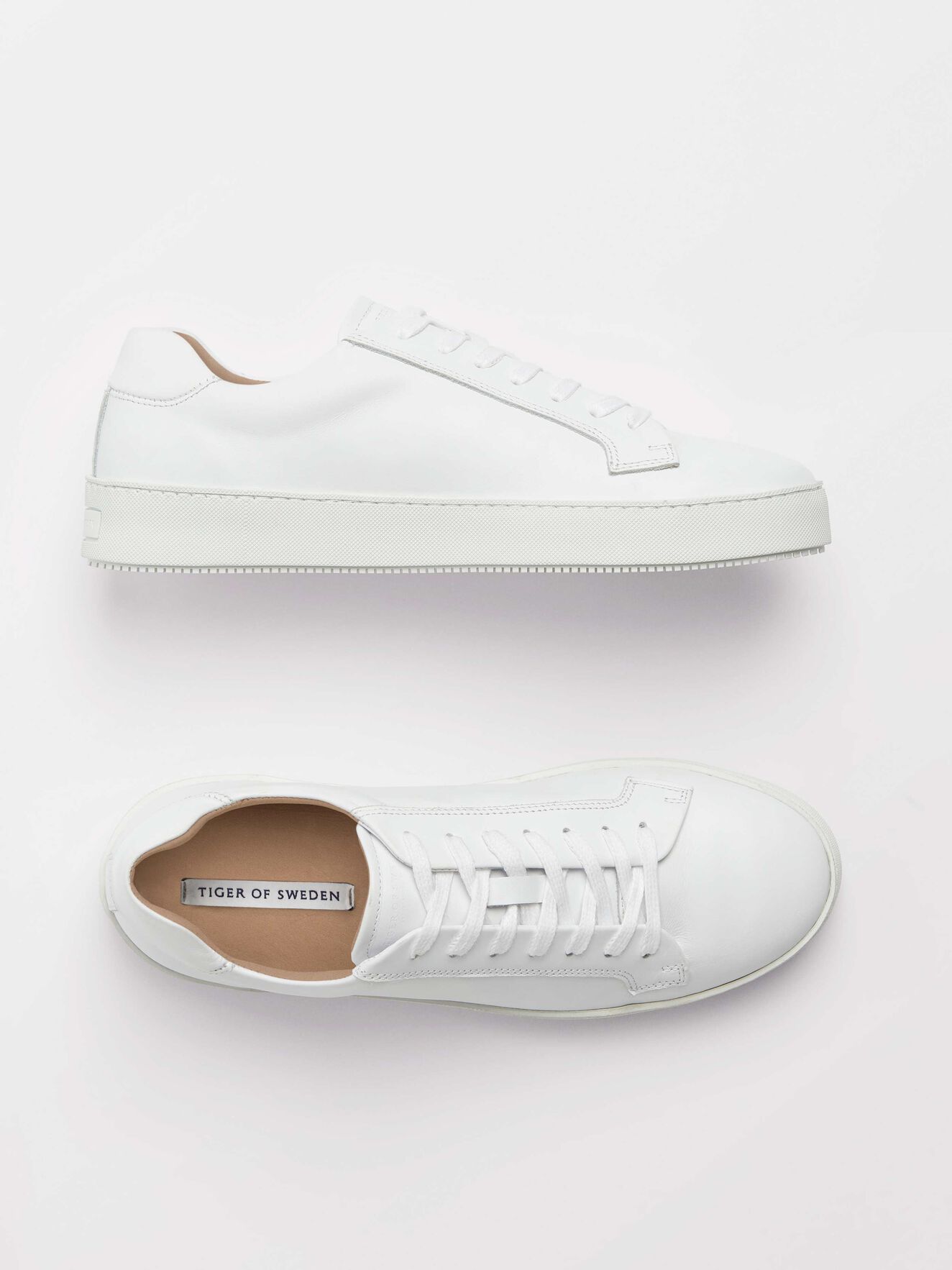 Salasi Schnür-Sneaker in White from Tiger of Sweden Salasi Schnür-Sneaker in White from Tiger of Sweden