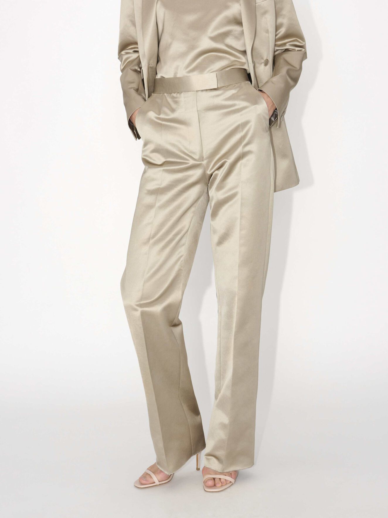 Fragria Trousers in Pale Mocha from Tiger of Sweden Fragria Trousers in Pale Mocha from Tiger of Sweden