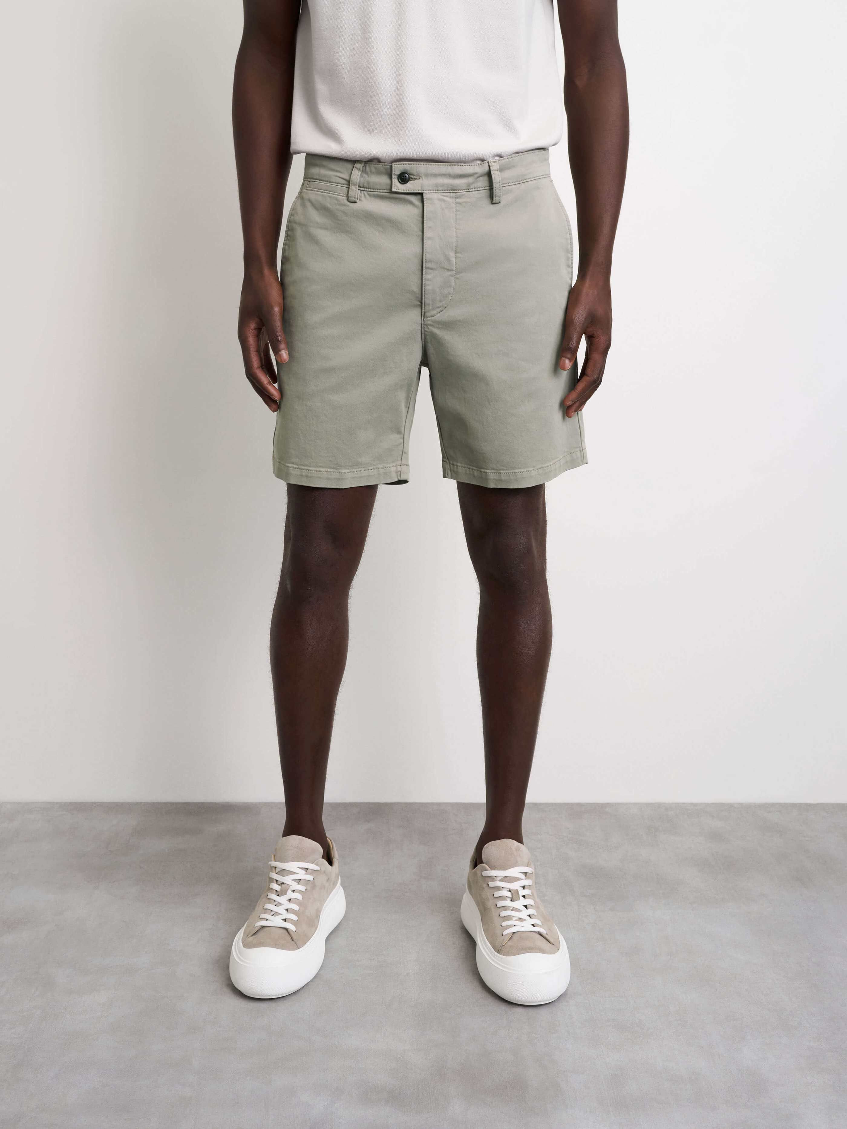 light khaki shorts