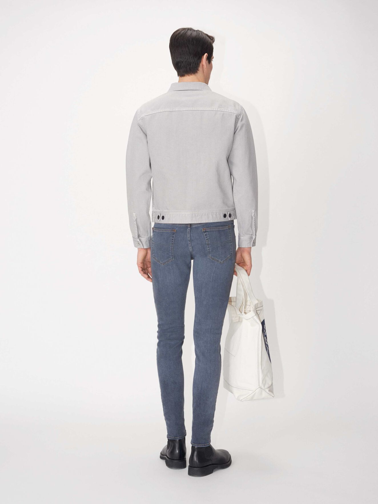 Crust Jacke in Ice Grey from Tiger of Sweden Crust Jacke in Ice Grey from Tiger of Sweden