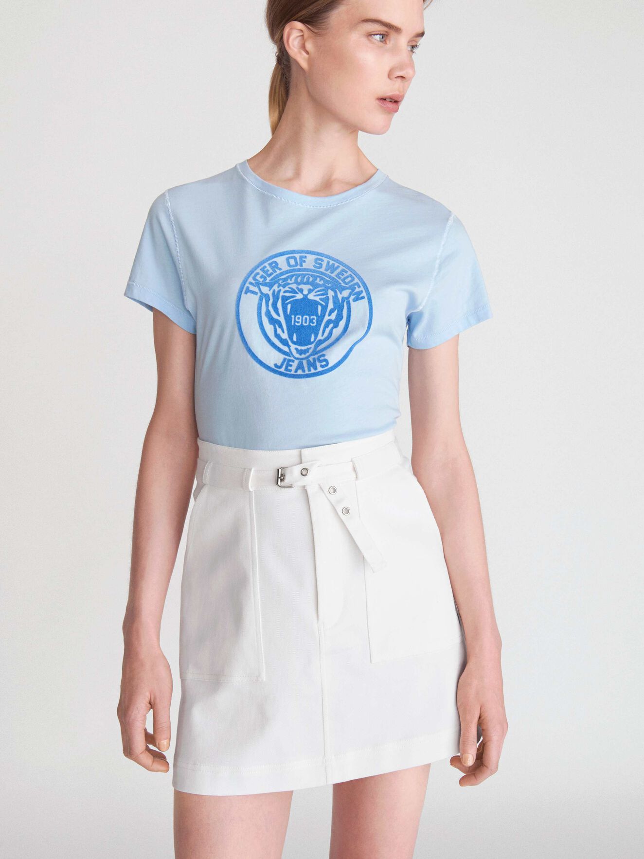 Popsicle Skirt in White Light from Tiger of Sweden Popsicle Skirt in White Light from Tiger of Sweden