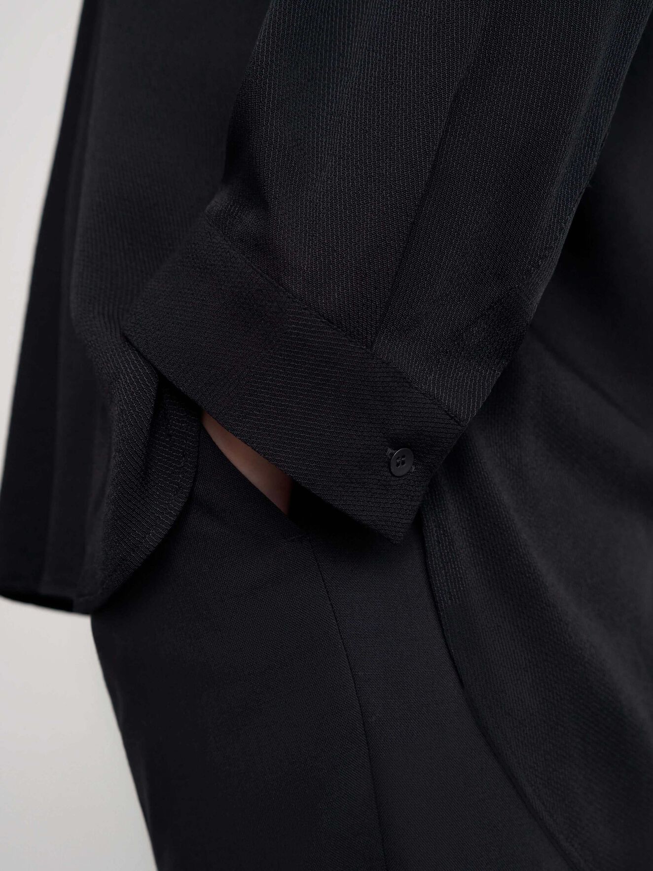 Mere Blouse in Night Black from Tiger of Sweden Mere Blouse in Night Black from Tiger of Sweden