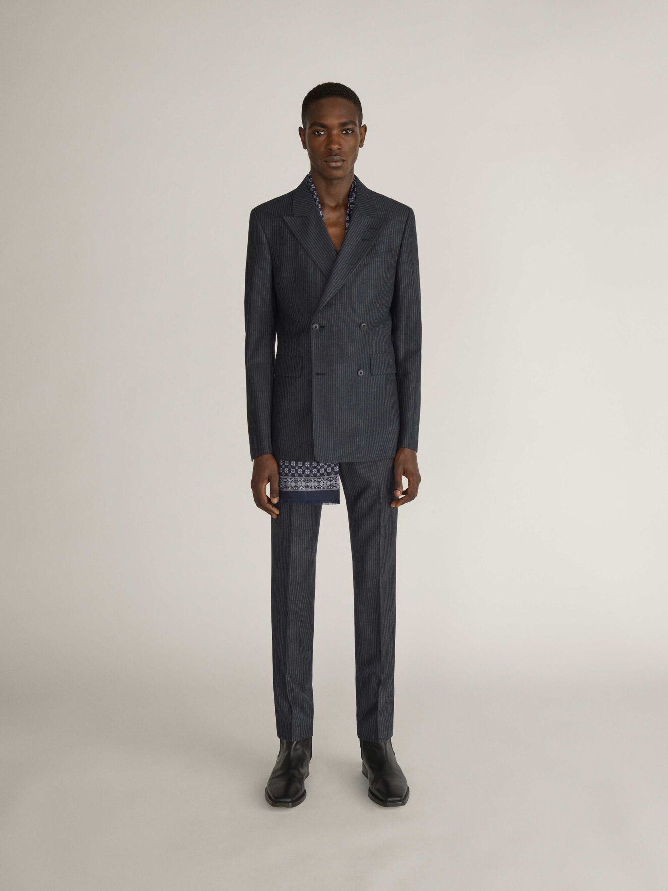 1903 Db Blazer in Med Grey Mel from Tiger of Sweden 1903 Db Blazer in Med Grey Mel from Tiger of Sweden
