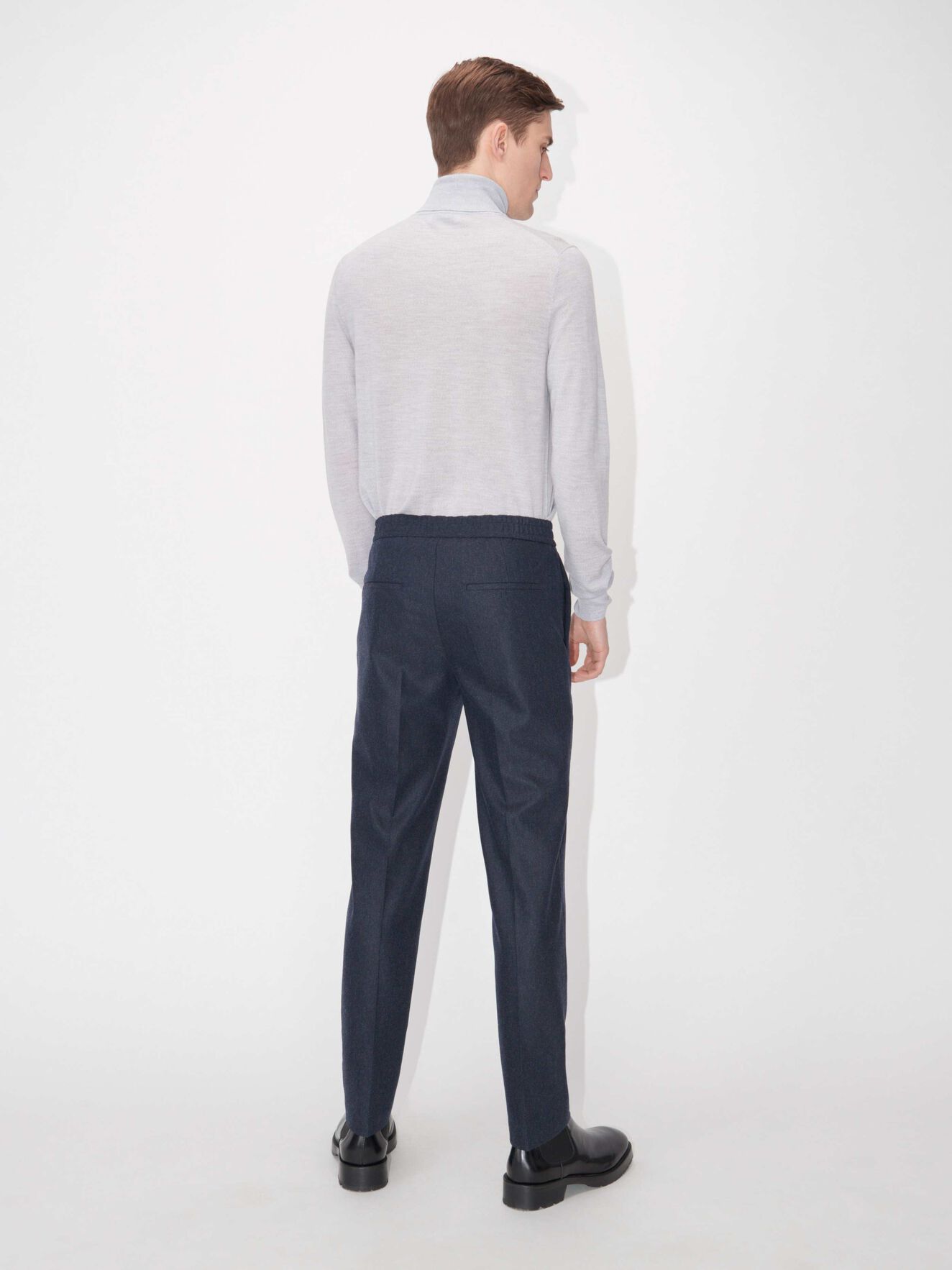 Nevile Pullover in Light grey melange from Tiger of Sweden Nevile Pullover in Light grey melange from Tiger of Sweden