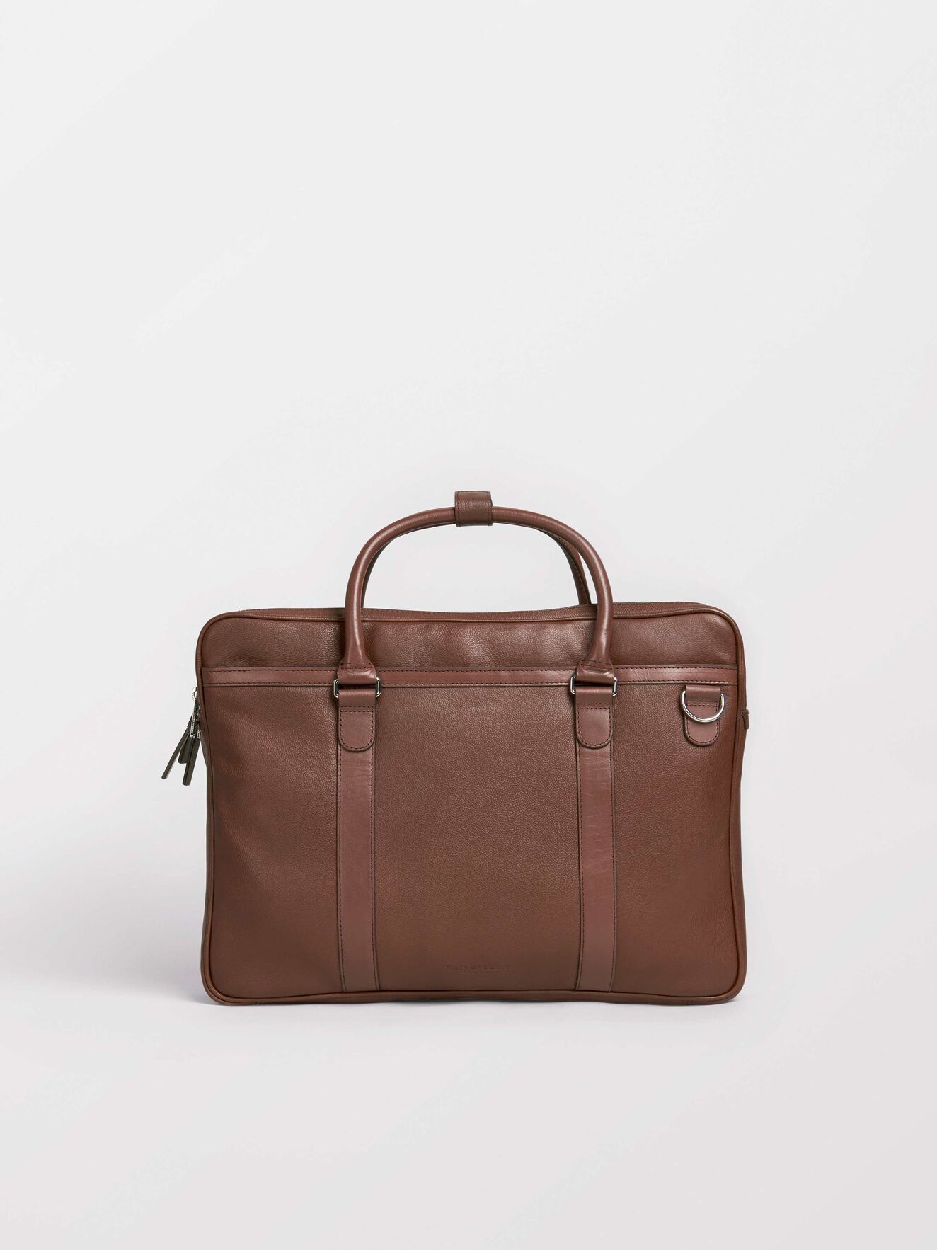 Printel Briefcase in Medium Brown from Tiger of Sweden Printel Briefcase in Medium Brown from Tiger of Sweden