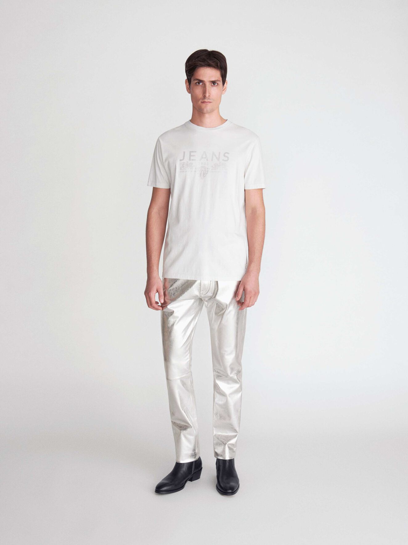 Fleek Pr t-shirt in White Light from Tiger of Sweden Fleek Pr t-shirt in White Light from Tiger of Sweden