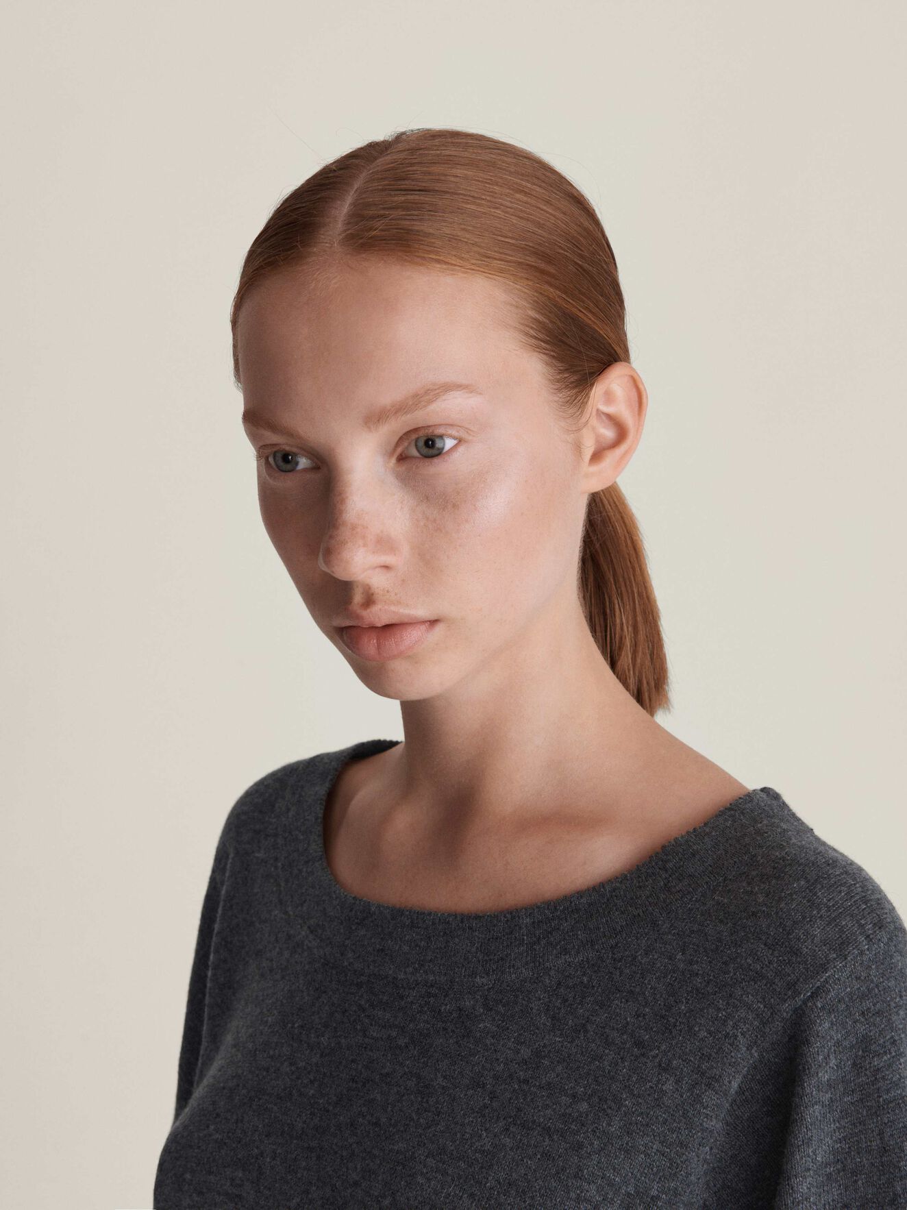 Cylla Pullover in Iron Grey from Tiger of Sweden Cylla Pullover in Iron Grey from Tiger of Sweden