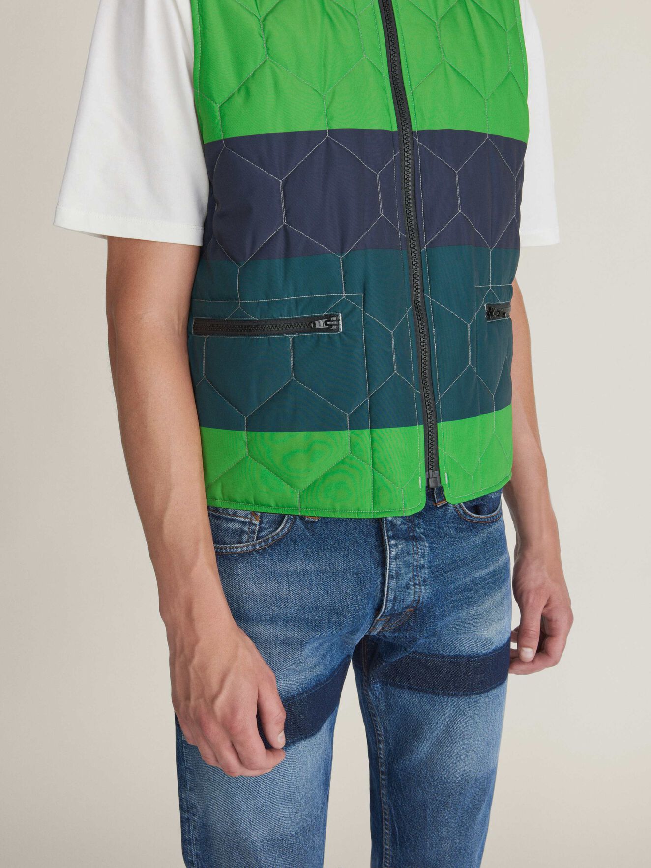 Roil St Waistcoat in Pattern from Tiger of Sweden Roil St Waistcoat in Pattern from Tiger of Sweden