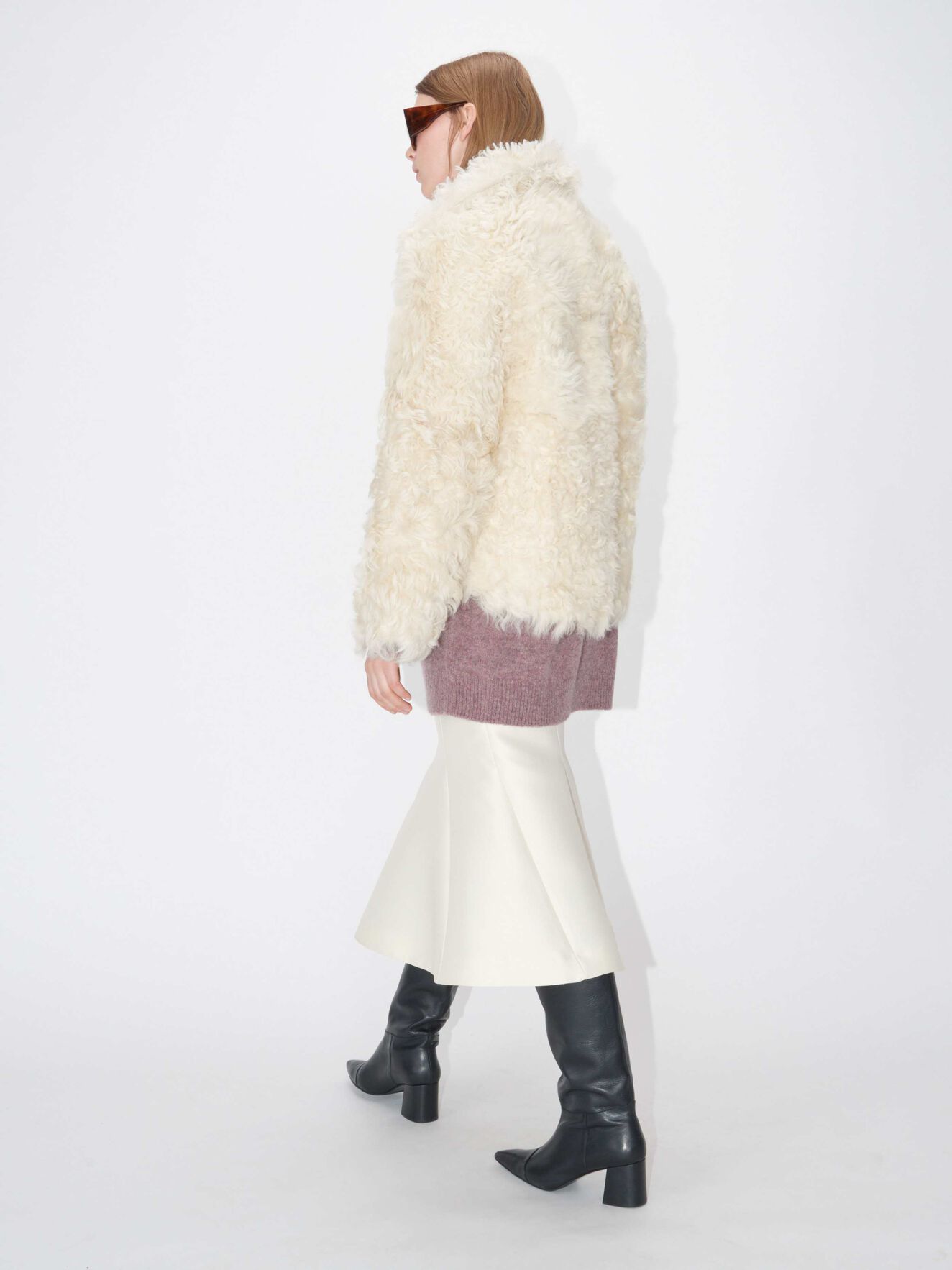 Furbee Jacket in Star White from Tiger of Sweden Furbee Jacket in Star White from Tiger of Sweden