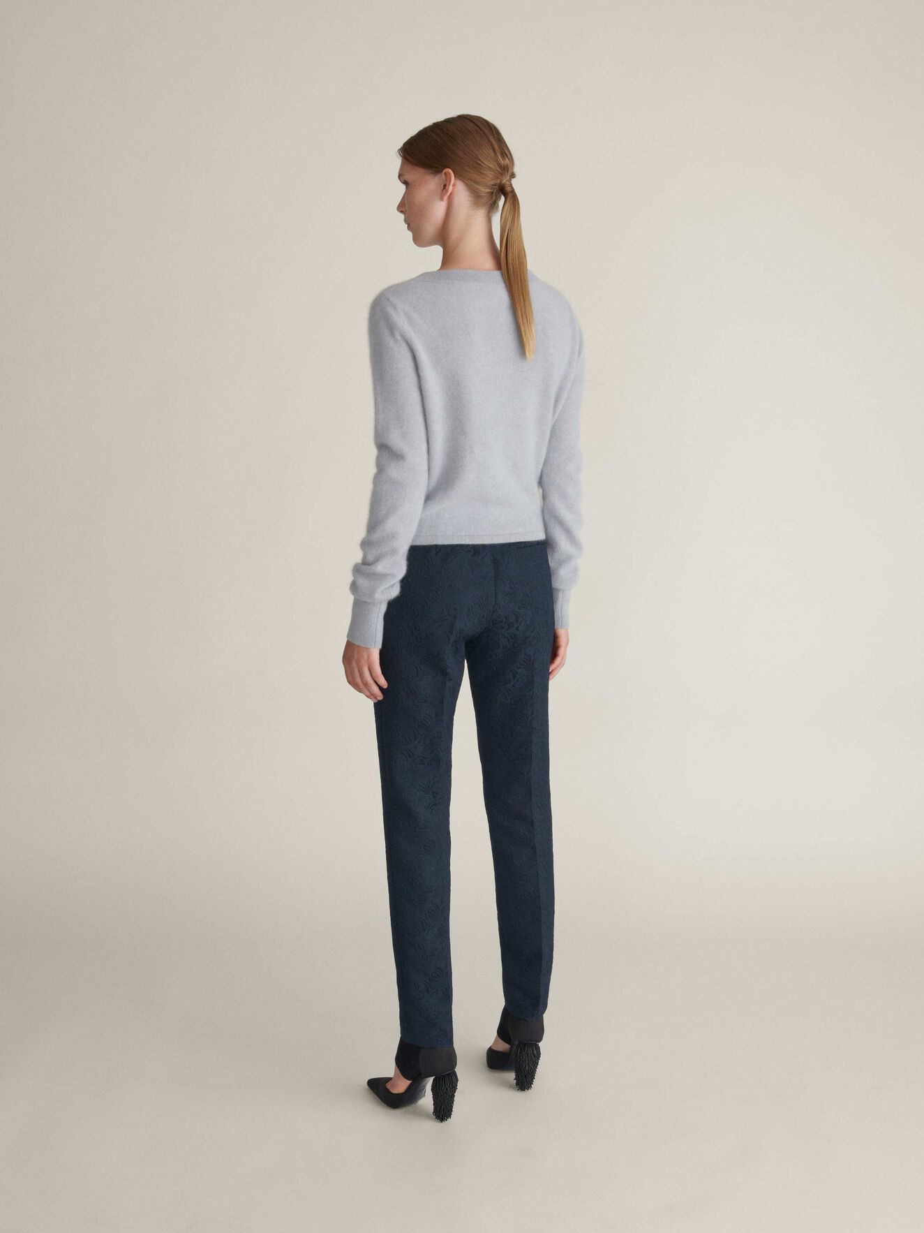 Kleo Pullover in Aluminium Grey from Tiger of Sweden Kleo Pullover in Aluminium Grey from Tiger of Sweden
